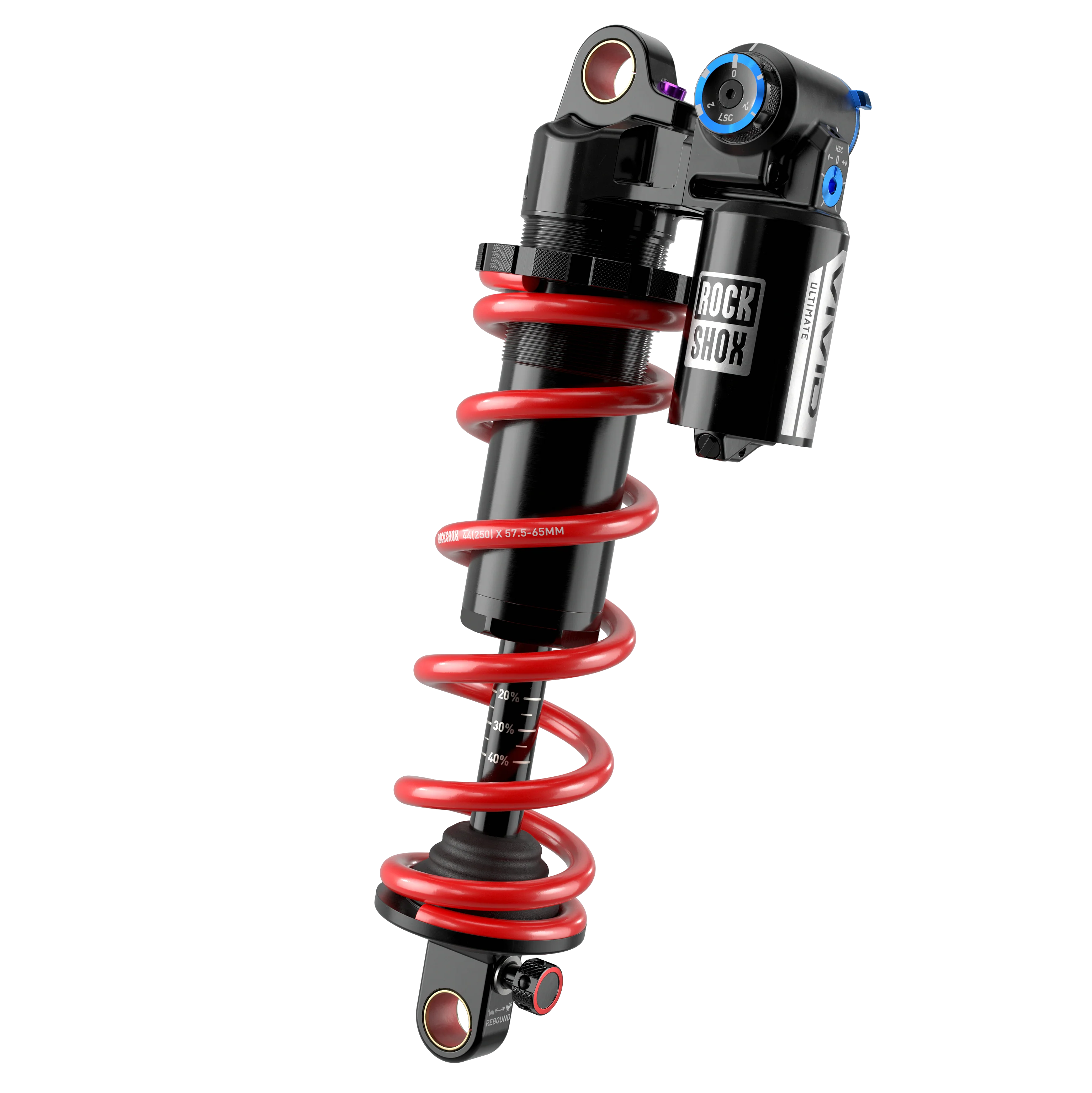 Amortisseur ROCKSHOX VIVID COIL ULTIMATE RC2T D1 Standard pour SantaCruz Bronson 4 2022-2024
