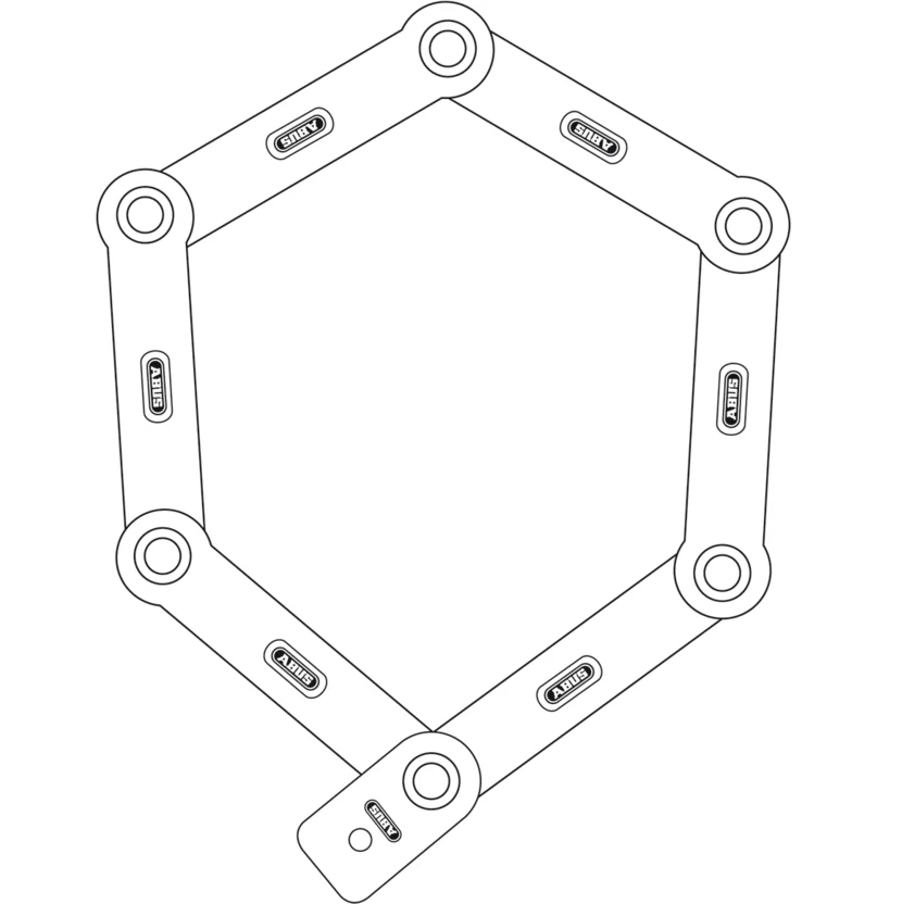 Antivol Articulé Pliant ABUS BORDO UGRIP 5700K + Support SH - Image 4
