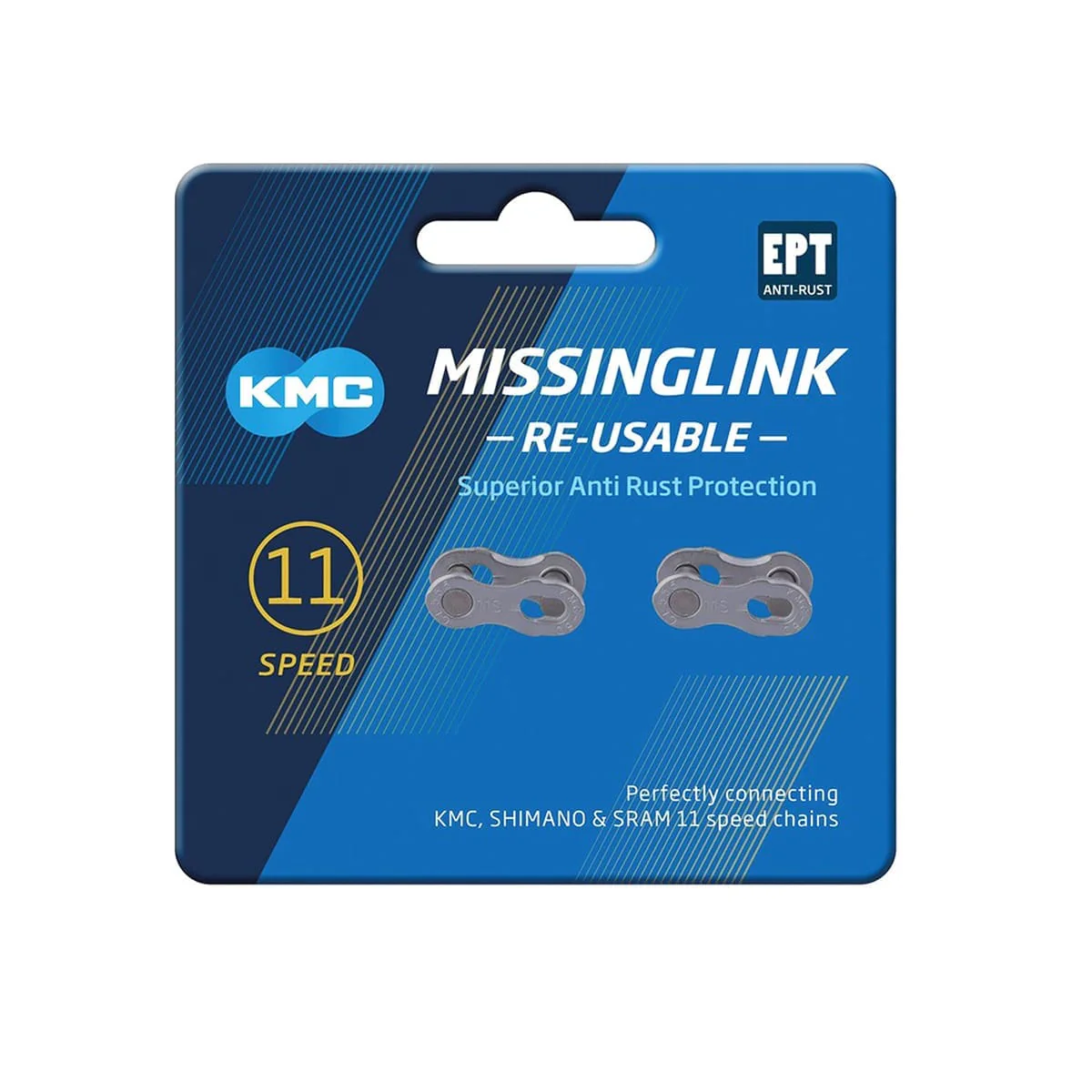 Attaches Rapides 11V KMC 11R EPT (x2) Argent