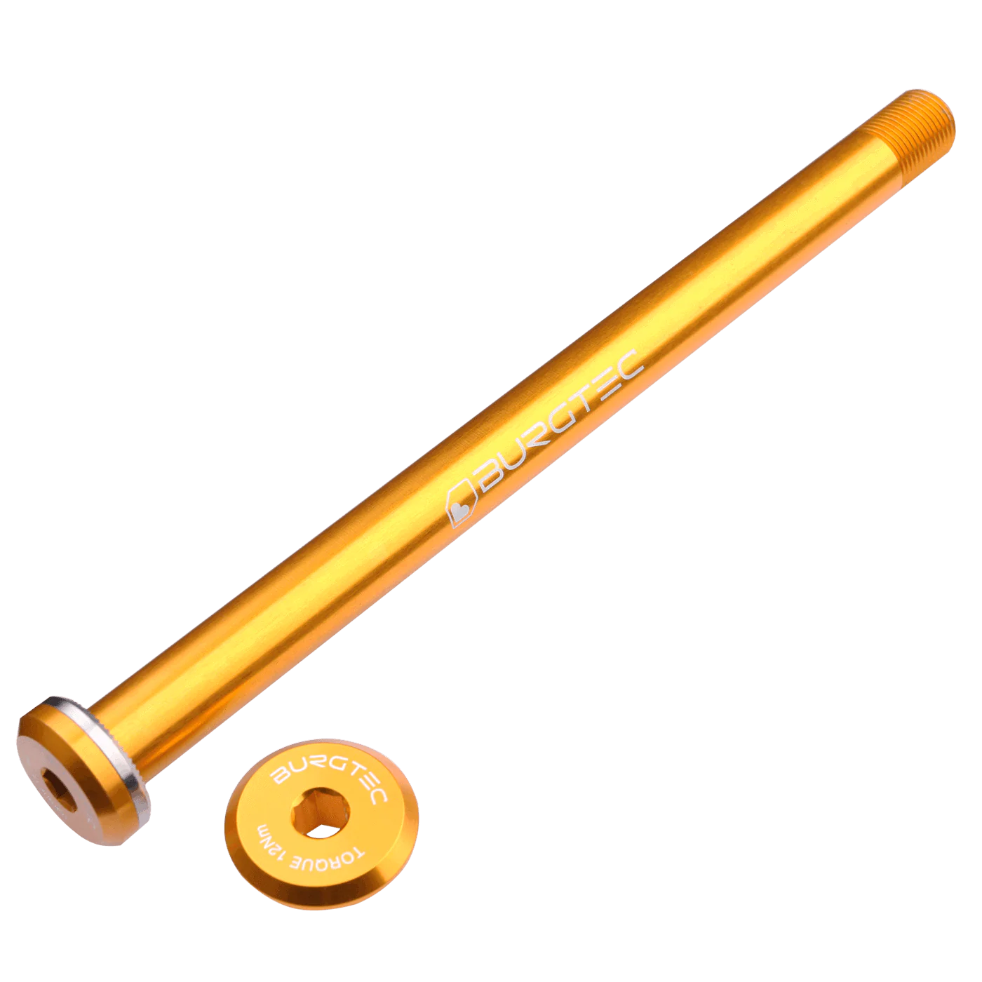 Axe de Roue Arrière BURGTEC 168.5mm pour Cadres Santa Cruz Or