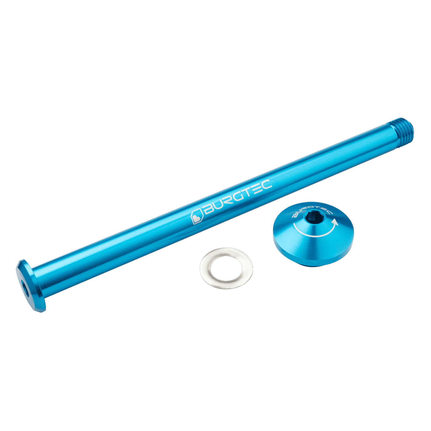 Axe de Roue Arrière BURGTEC 171mm pour Cadre Yeti Bleu