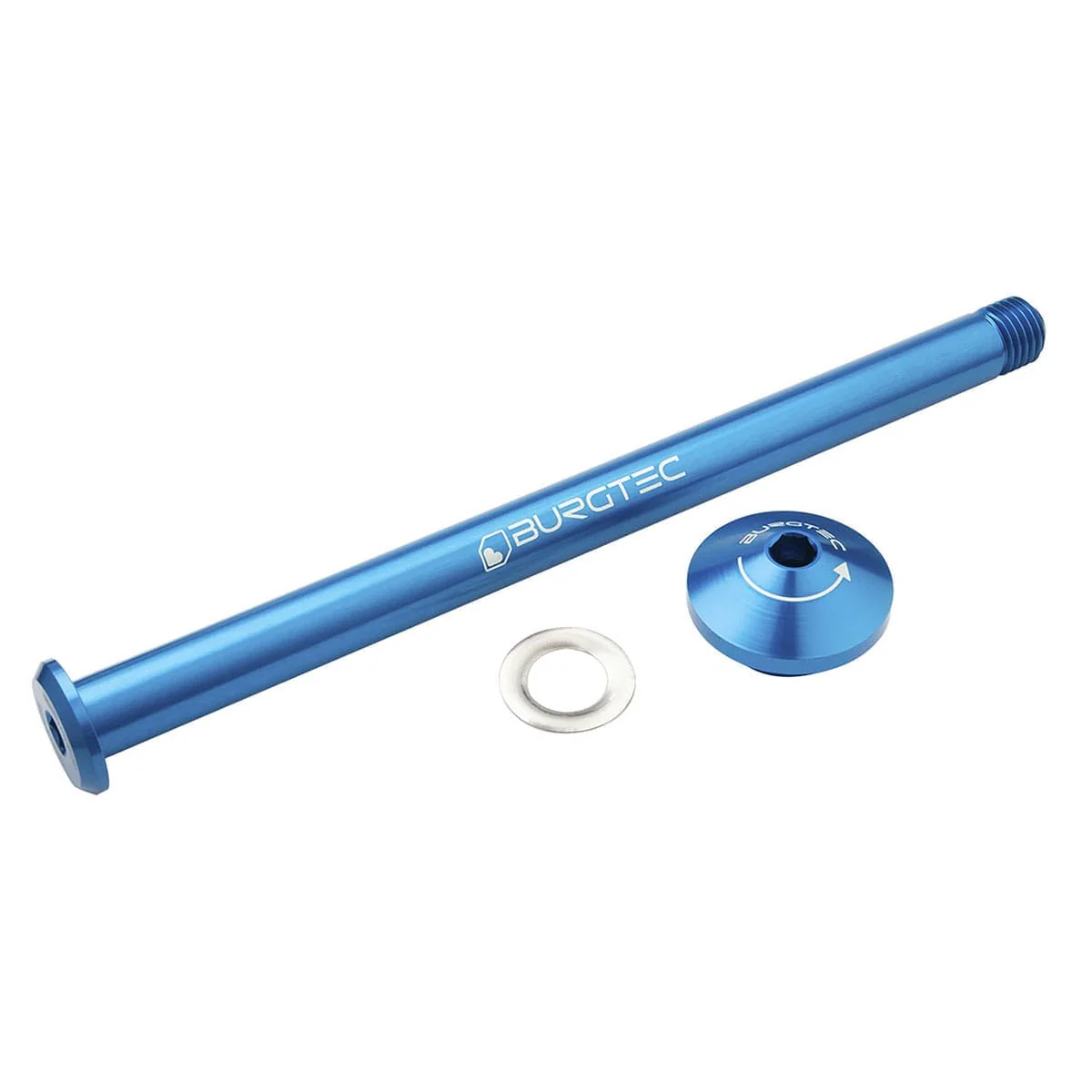 Axe de Roue Arrière BURGTEC 171mm pour Cadre Yeti Bleu Foncé