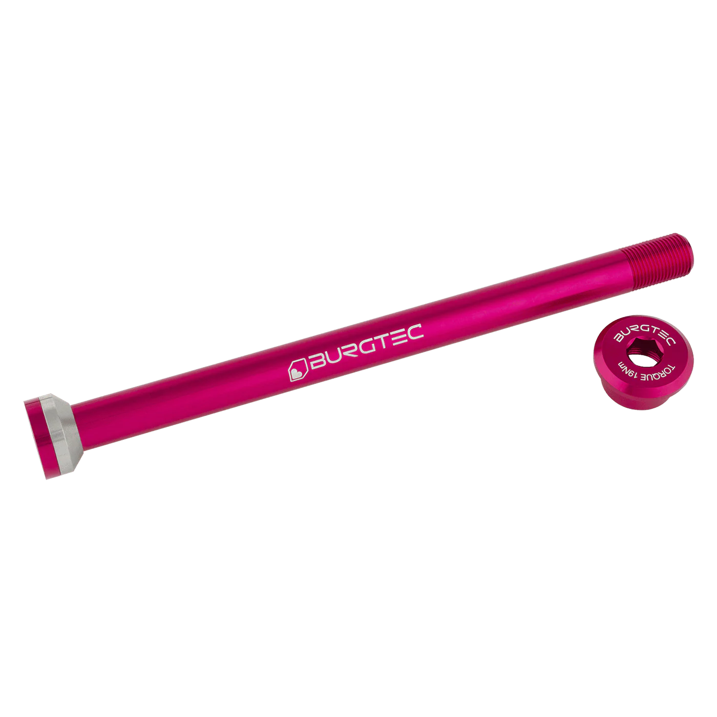 Axe de Roue Arrière BURGTEC 171mm pour Cadres Transition Rose