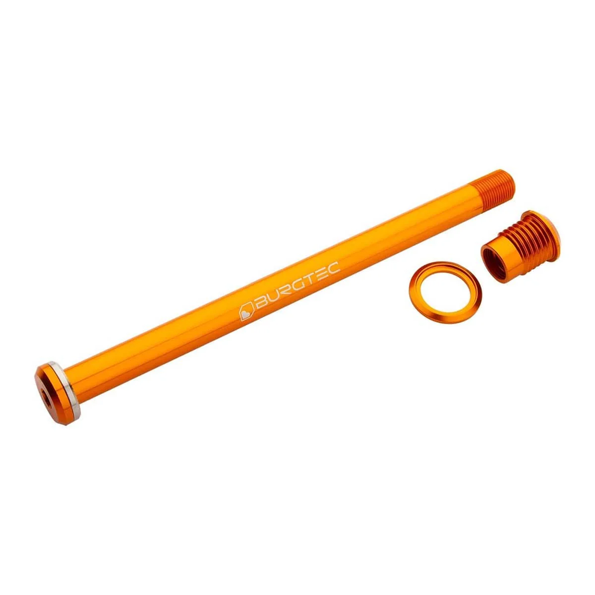 Axe de Roue Arrière BURGTEC 173.7mm pour Cadres Santa Cruz Orange