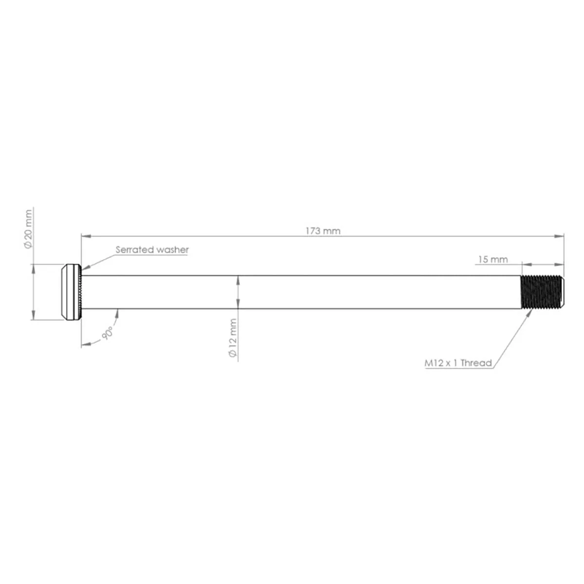 Axe de Roue Arrière BURGTEC 173.7mm pour Cadres Santa Cruz Rose - Image 2