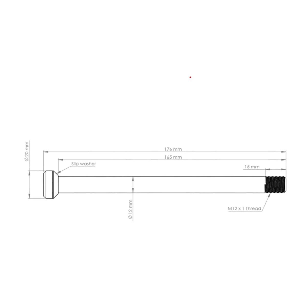 Axe de Roue Arrière BURGTEC 175.5mm pour Cadres Specialized Violet - Image 2