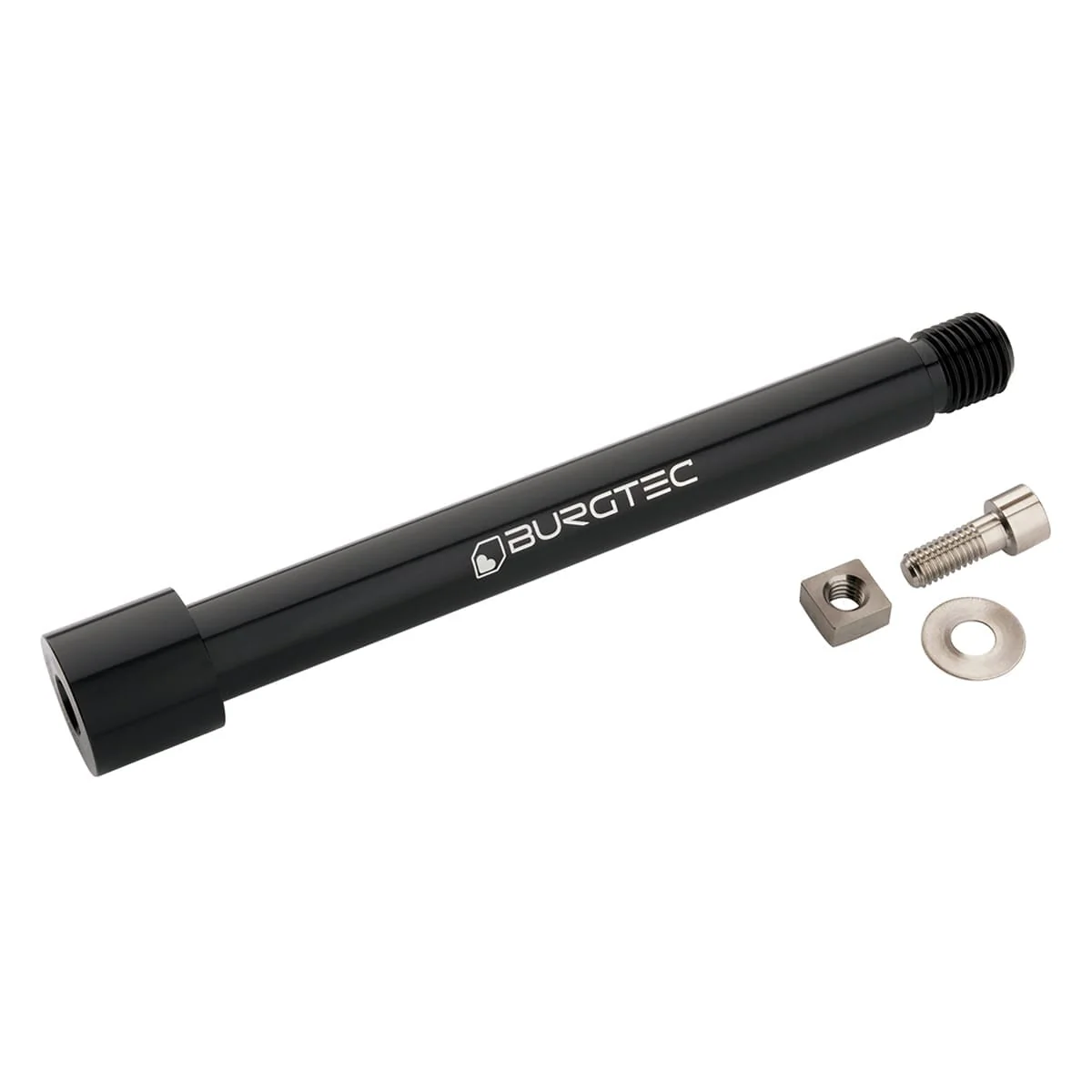 Axe de Roue Avant BURGTEC pour Fourche FOX 15x110 mm Boost KaboltX 2021 Noir