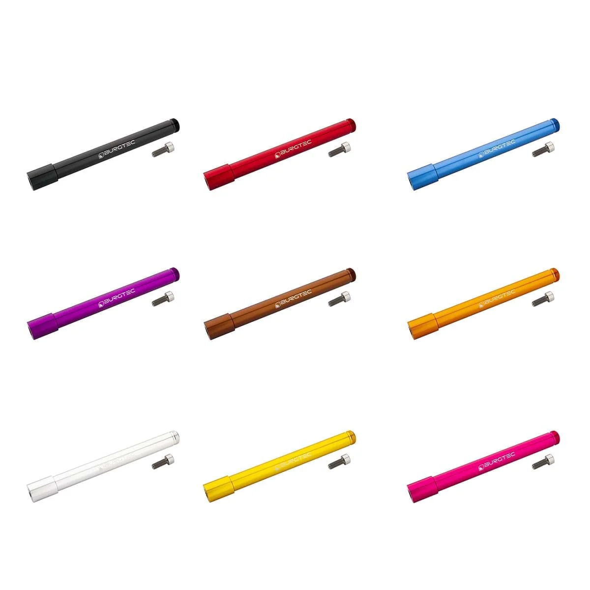 Axe de Roue Avant BURGTEC pour Fourche Ôhlins RXF 36 Argent - Image 3