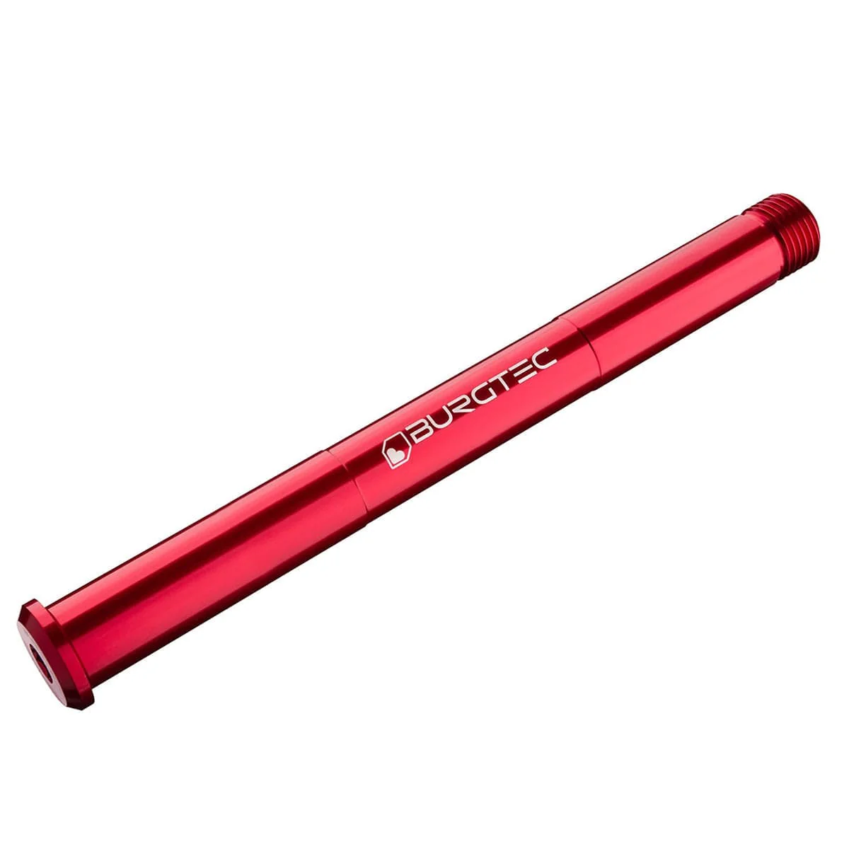Axe de Roue Avant BURGTEC pour Fourche Rockshox 15x110 mm Boost Rouge