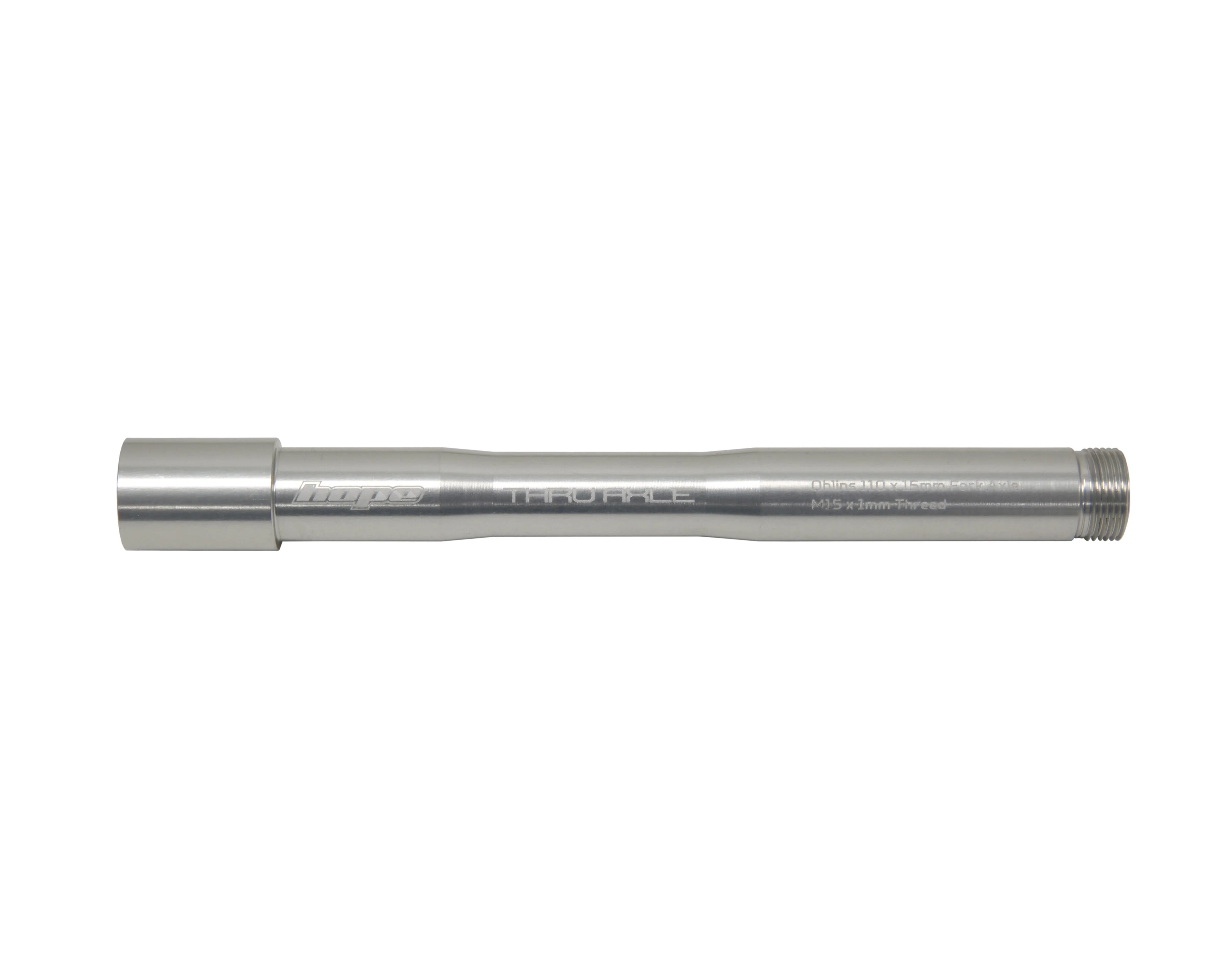 Axe de Roue Avant HOPE pour Fourche OHLINS RXF34/RXF36/RXF38 Argent