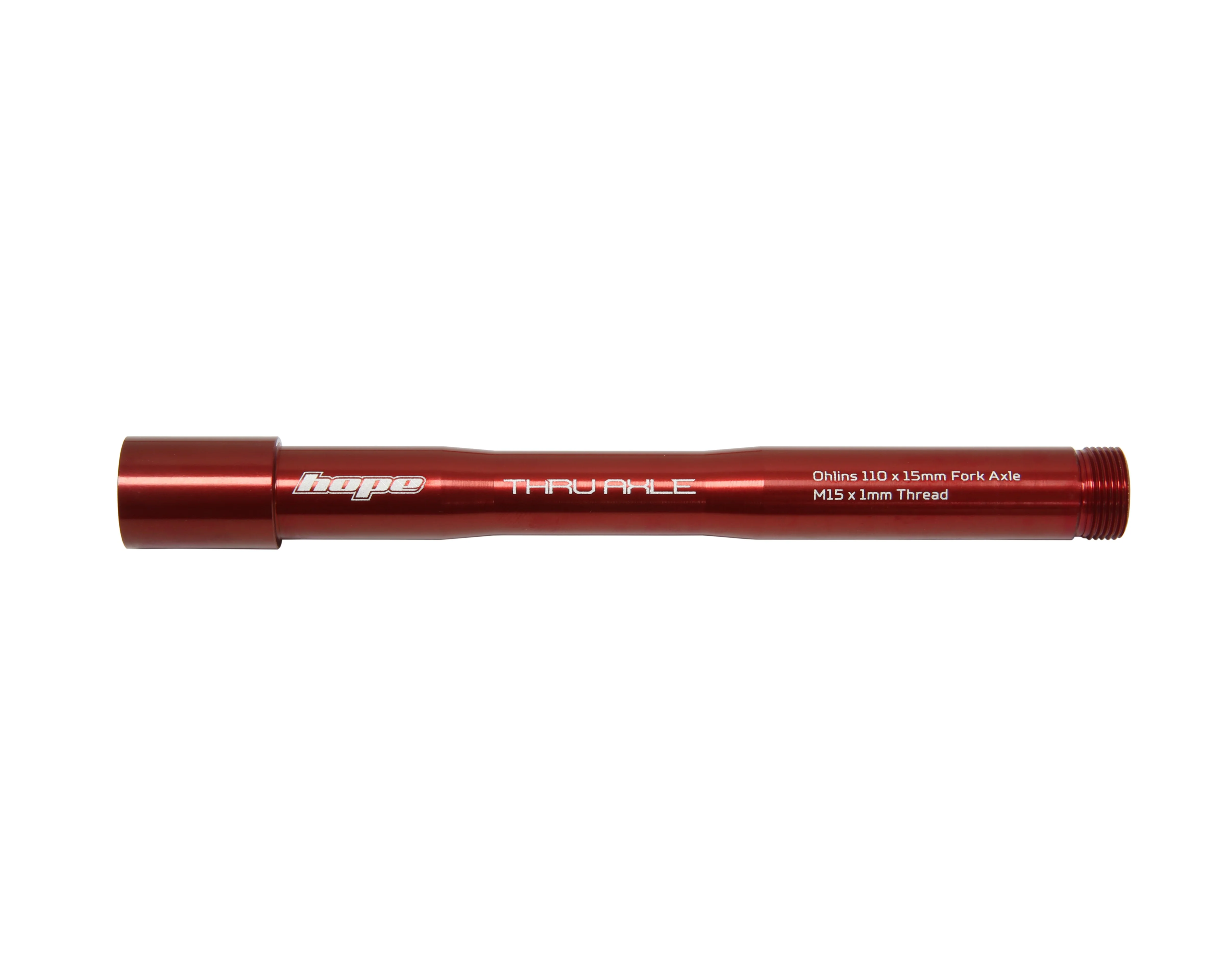 Axe de Roue Avant HOPE pour Fourche OHLINS RXF34/RXF36/RXF38 Rouge
