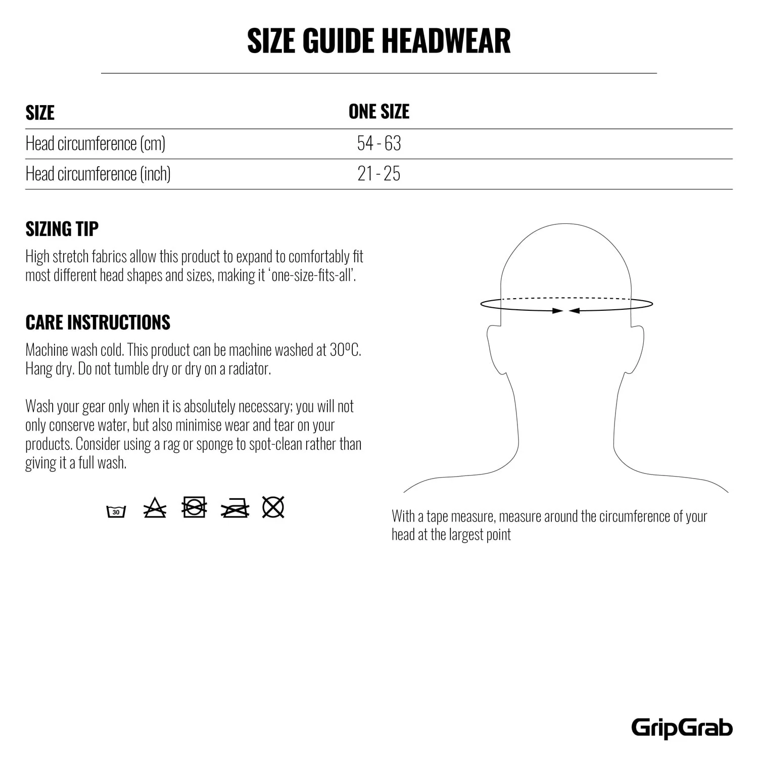 Bandana GRIPGRAB Blanc - Image 7