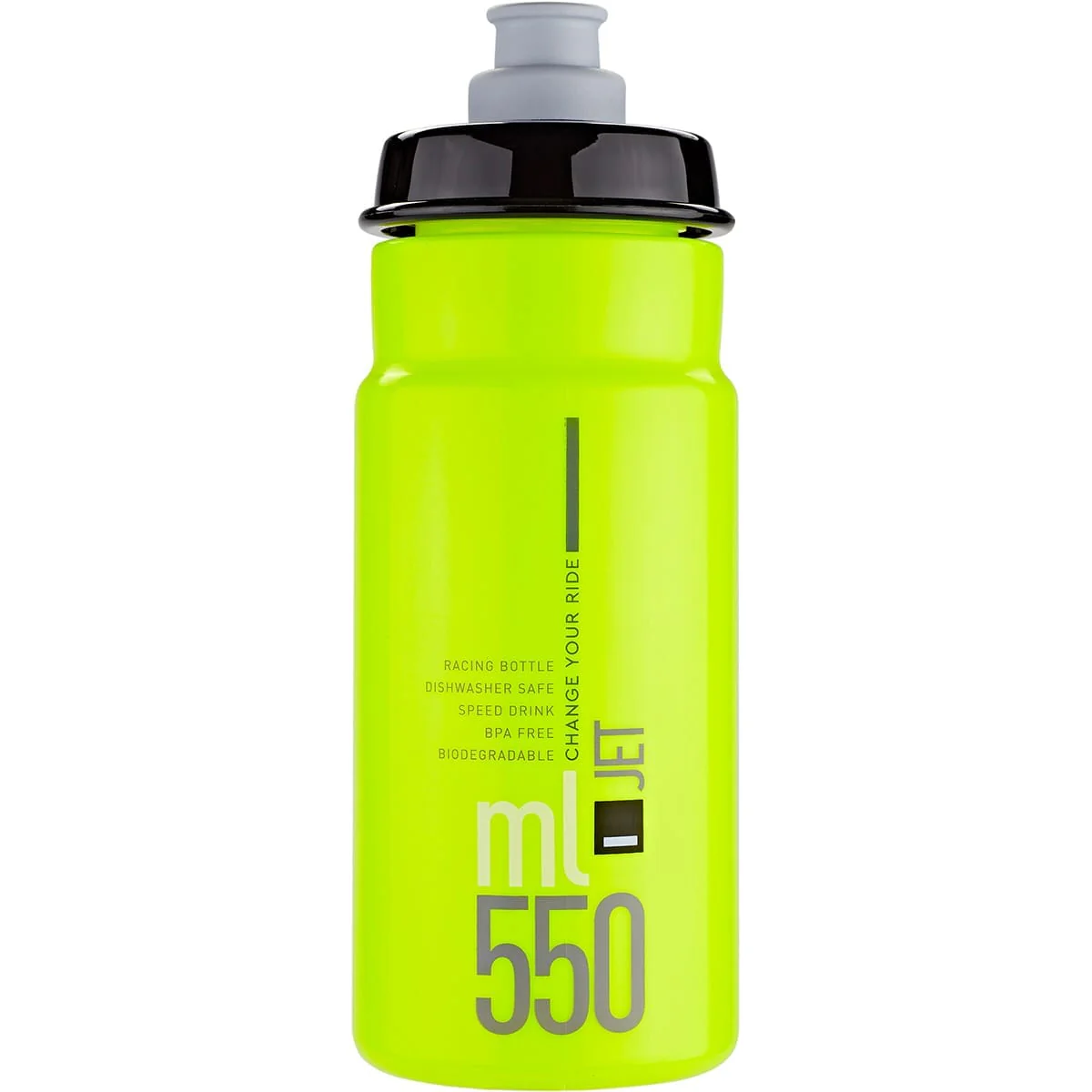 Bidon ELITE JET (550ml) Logo Jaune Fluo