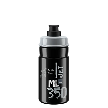 Bidon ELITE JET Noir Logo Gris