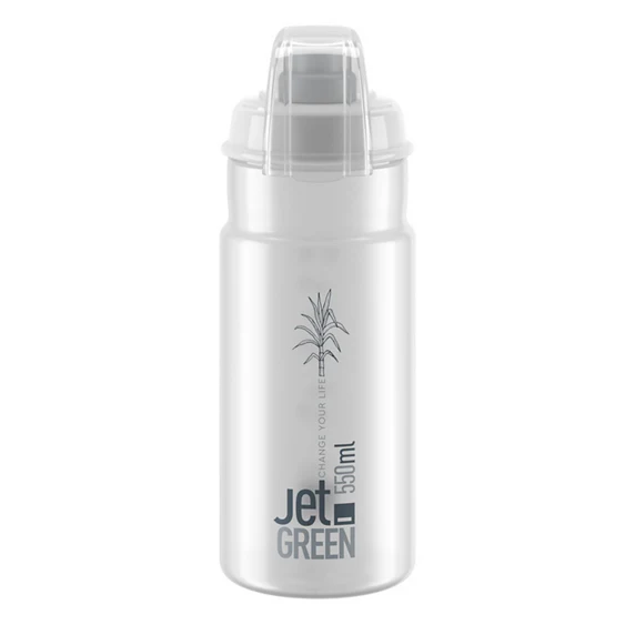 Bidon ELITE JET SUGAR CANE PLUS (550ml) Transparent/Gris