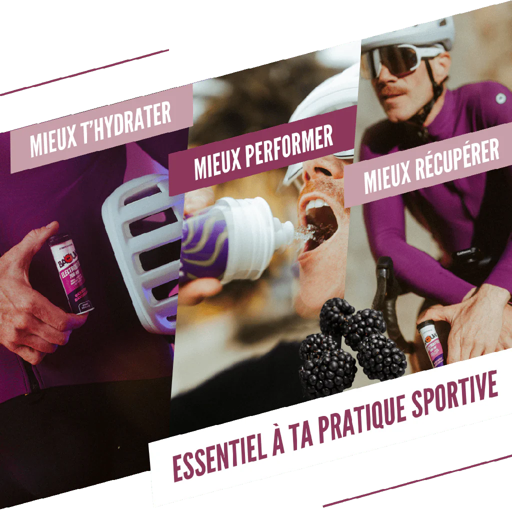 Boisson Énergétique BAOUW (Tube de 10 Pastilles) Mûre/Cassis - Image 5