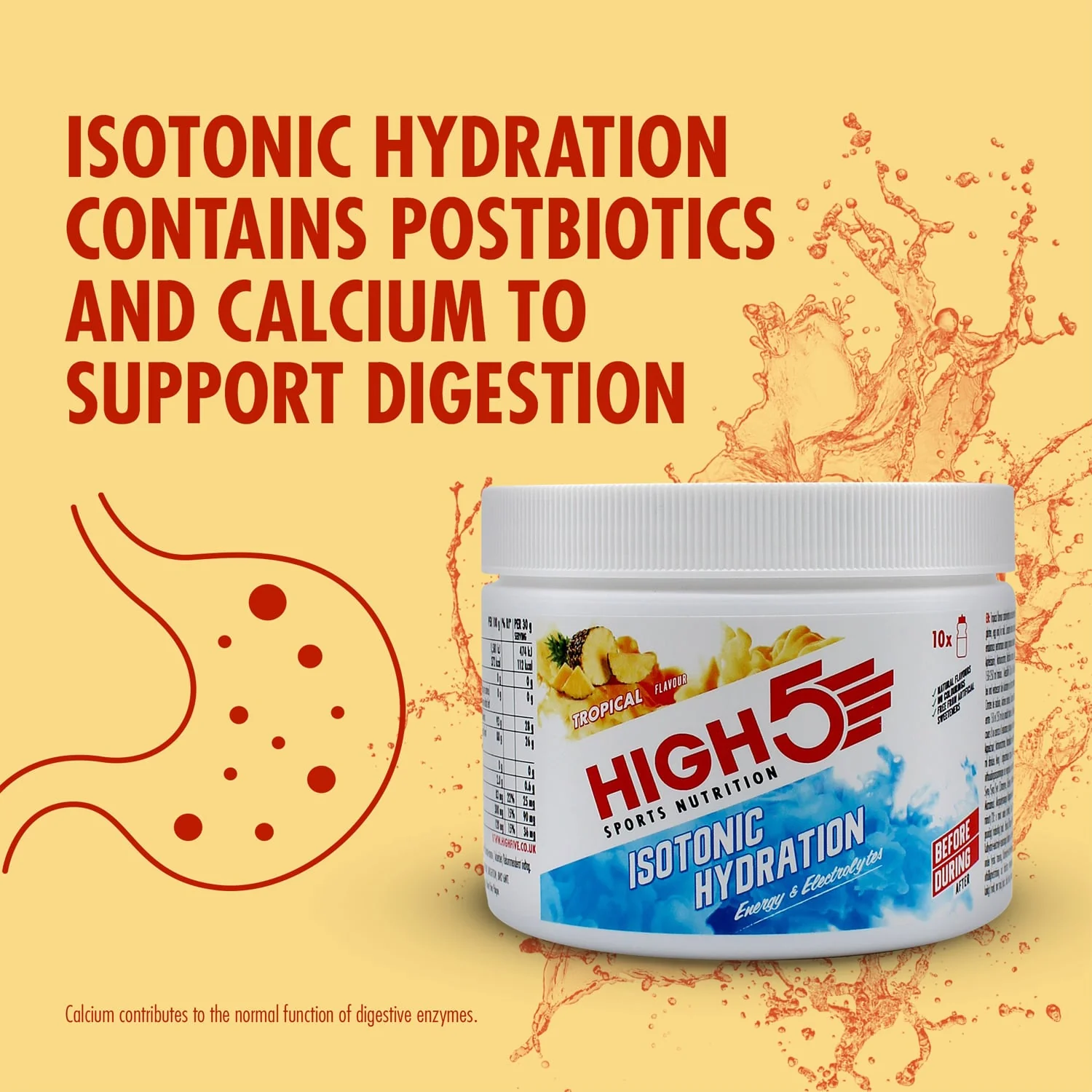 Boisson Énergétique HIGH5 ISOTONIC (300g) Tropical - Image 3