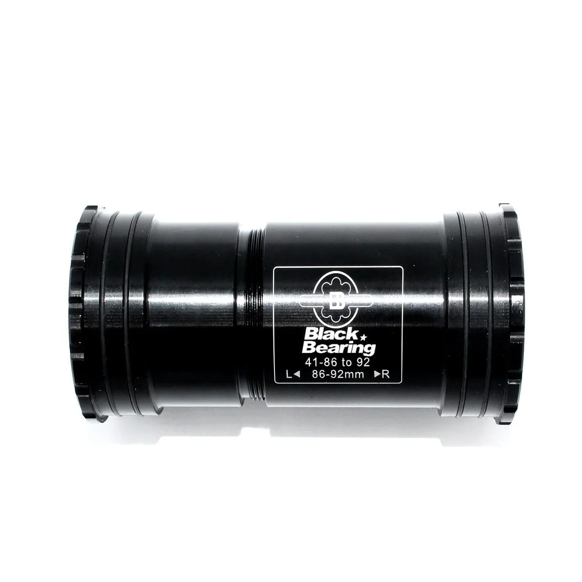 Boîtier de Pédalier BLACK BEARING Press Fit 86/92 Axe 24 mm et GXP Acier - Image 2
