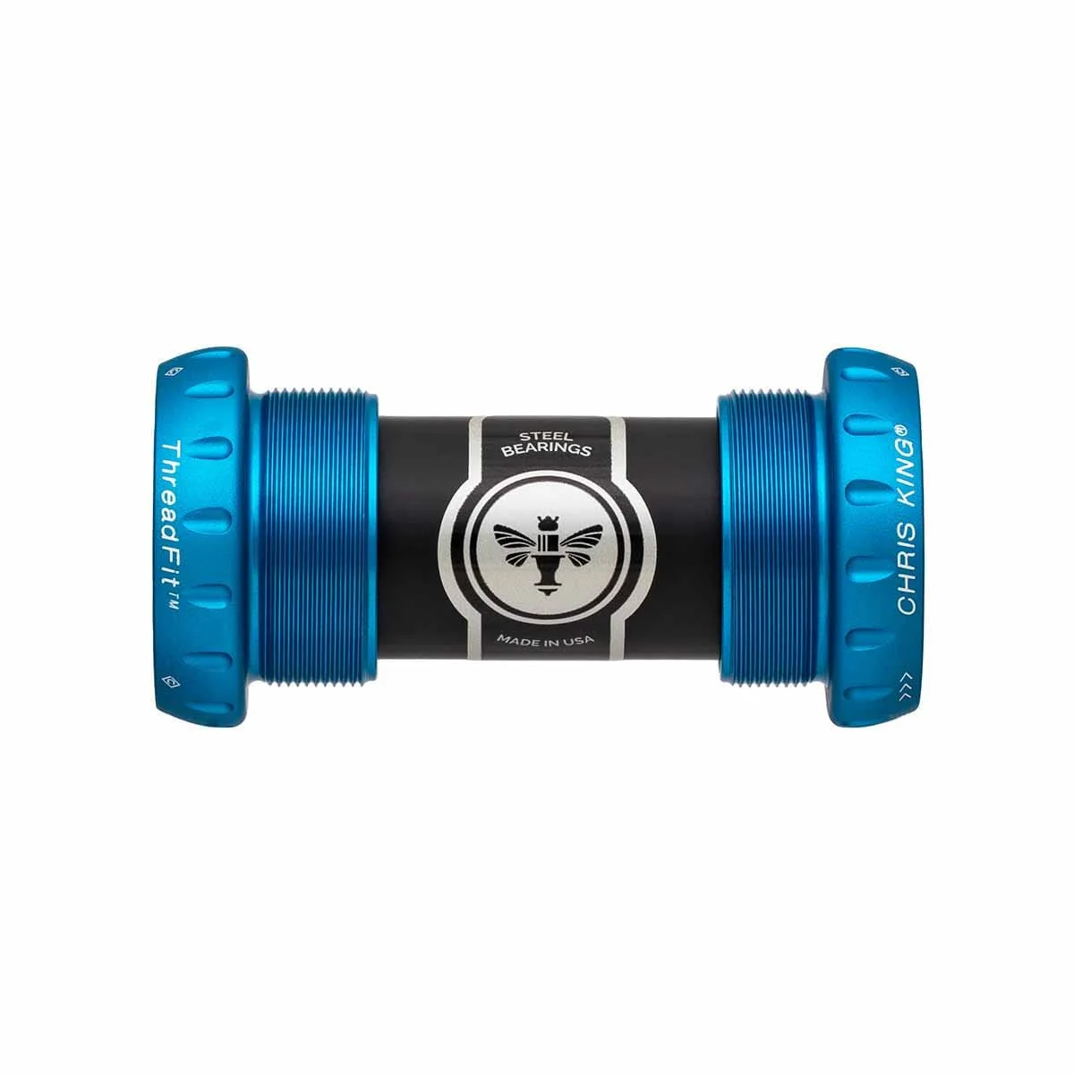 Boîtier de Pédalier CHRIS KING ThreadFit 24 68/73mm Céramique Turquoise
