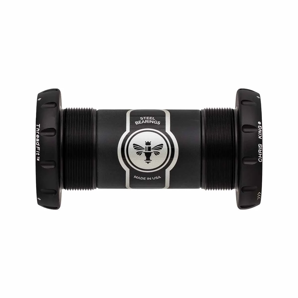 Boîtier de Pédalier CHRIS KING ThreadFit 30 68/73mm Céramique Noir Mat