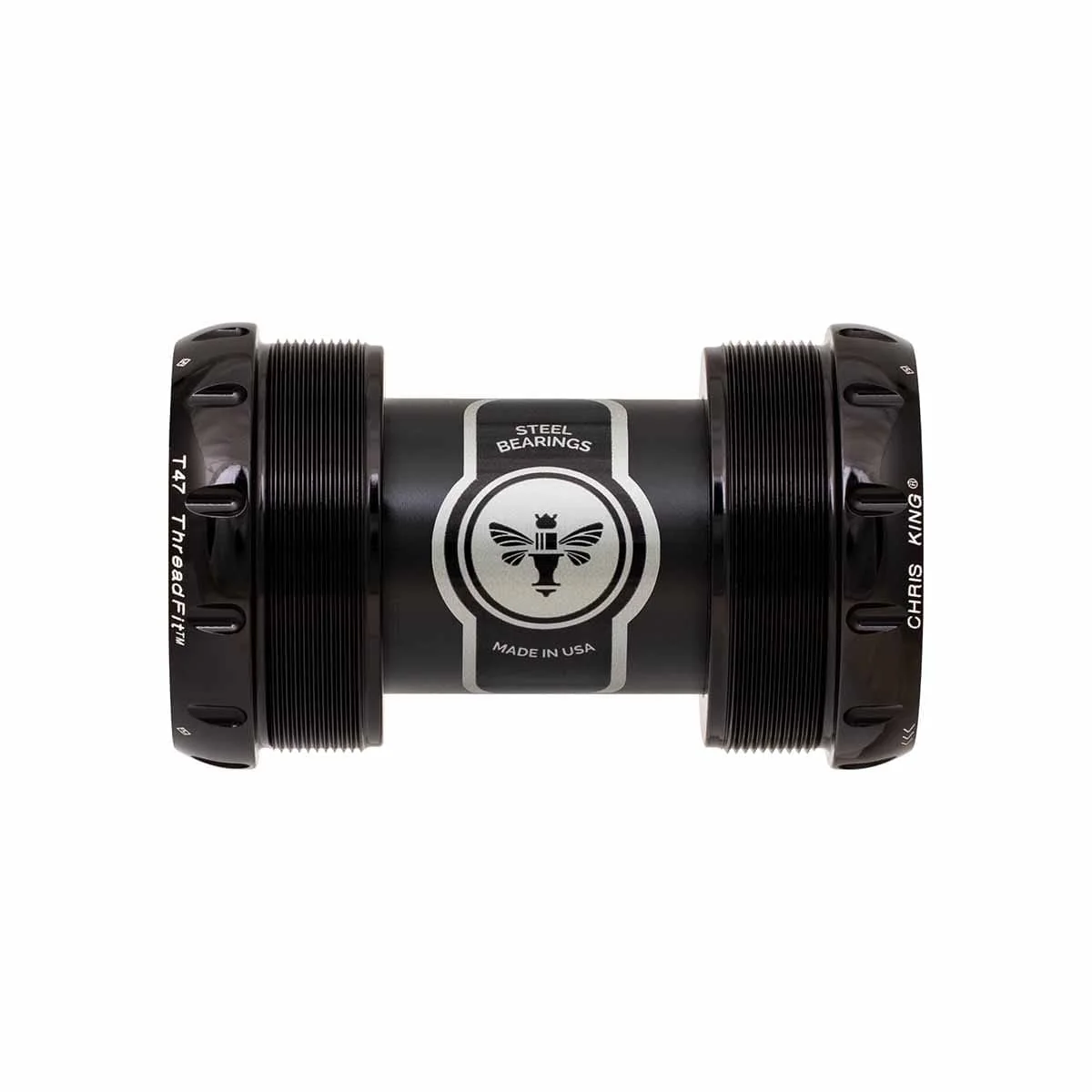 Boîtier de Pédalier CHRIS KING ThreadFit T47 30X 68/73mm Céramique Noir