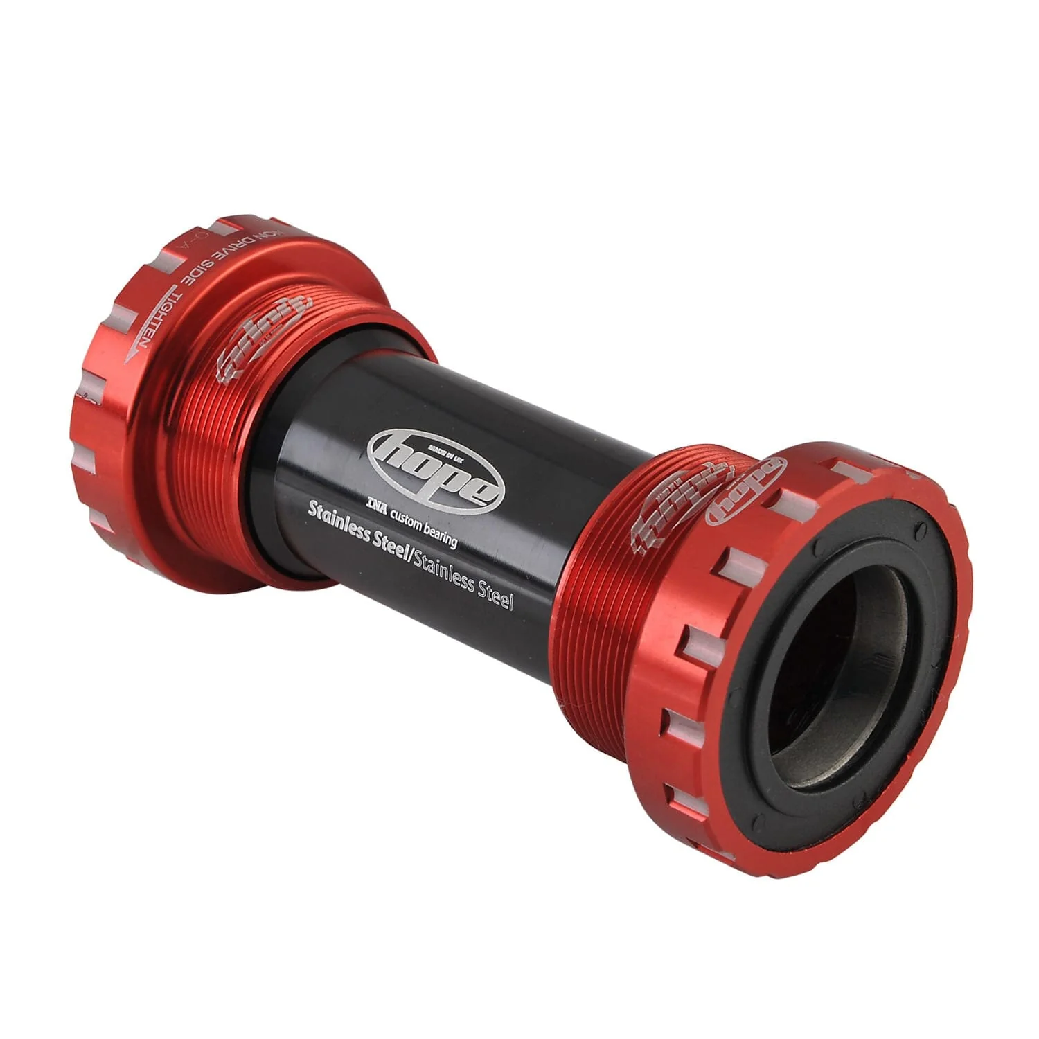 Boîtier de Pédalier HOPE 68/73 mm Axe 24 mm Rouge - Image 2