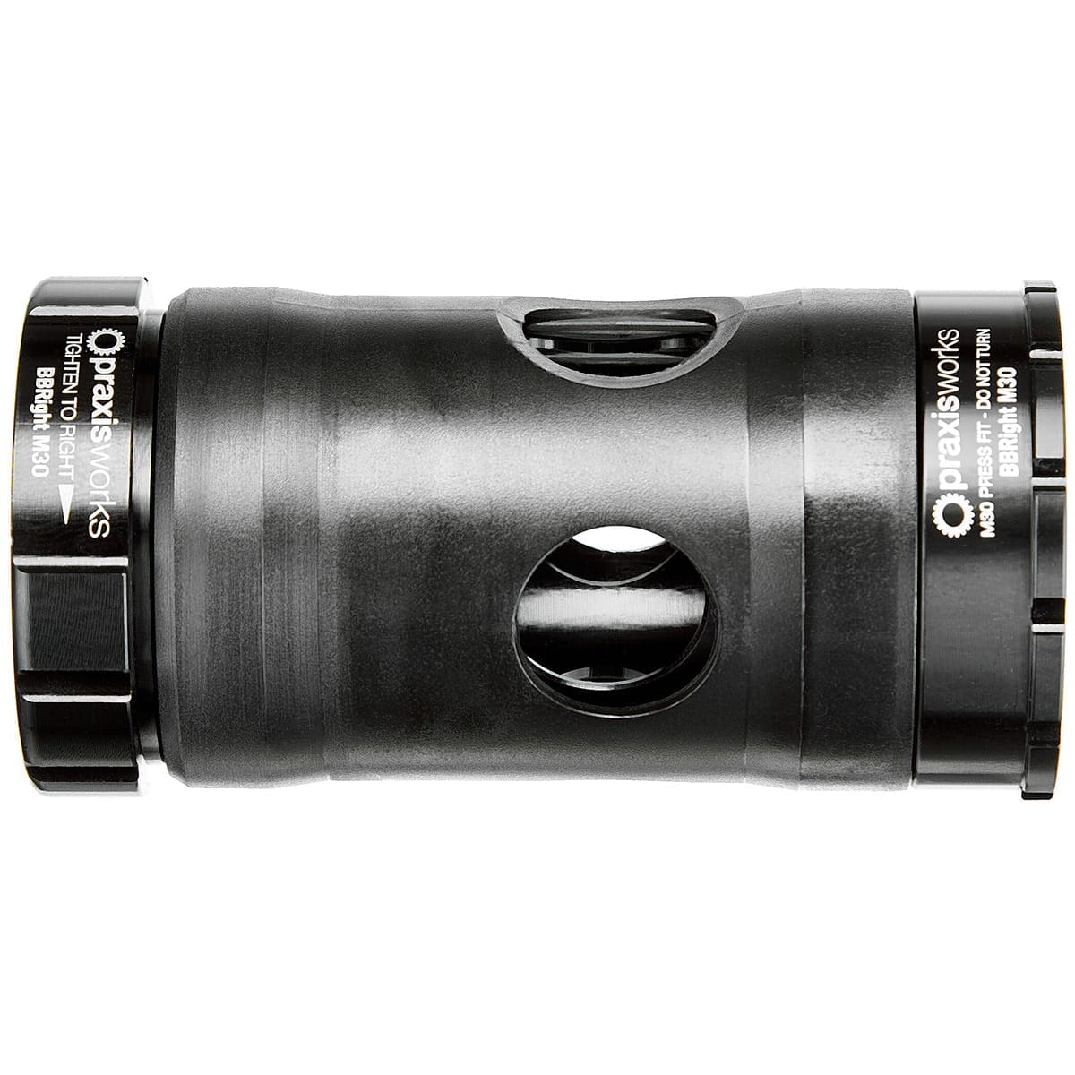 Boitier de Pédalier PRAXIS WORKS M30 BBRight 79mm Axe 30mm - Image 2