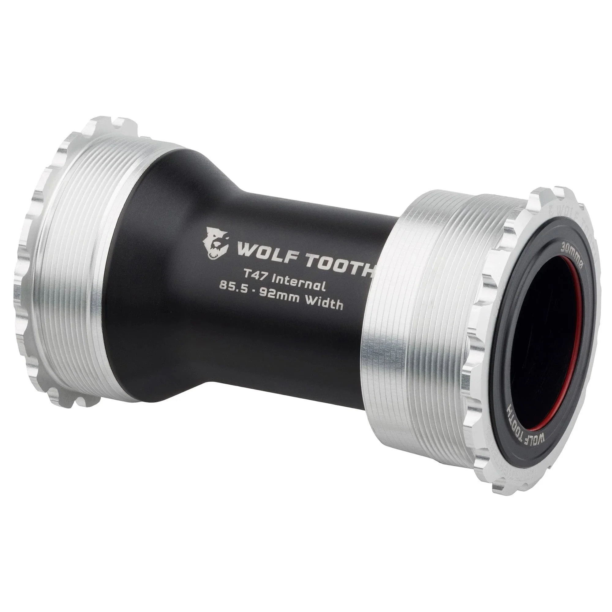 Boitier de Pédalier WOLFTOOTH T47i Interne 24mm Raw Silver