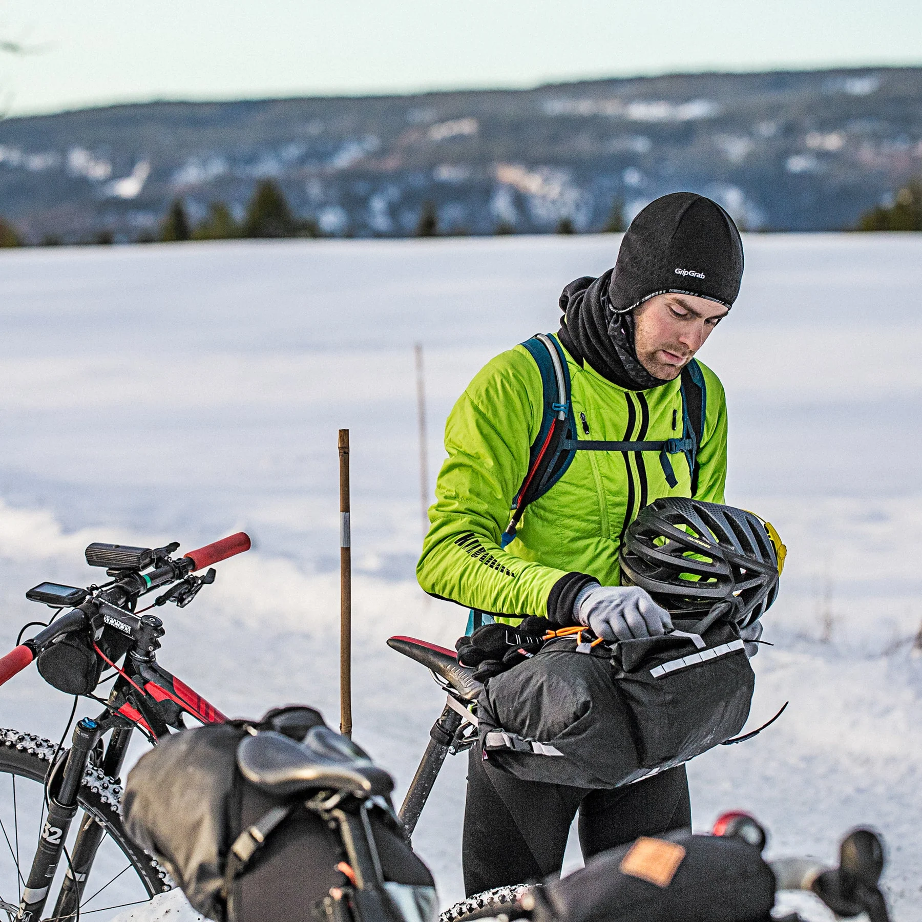Bonnet GRIPGRAB AVIATOR DEEPWINTER Noir - Image 2