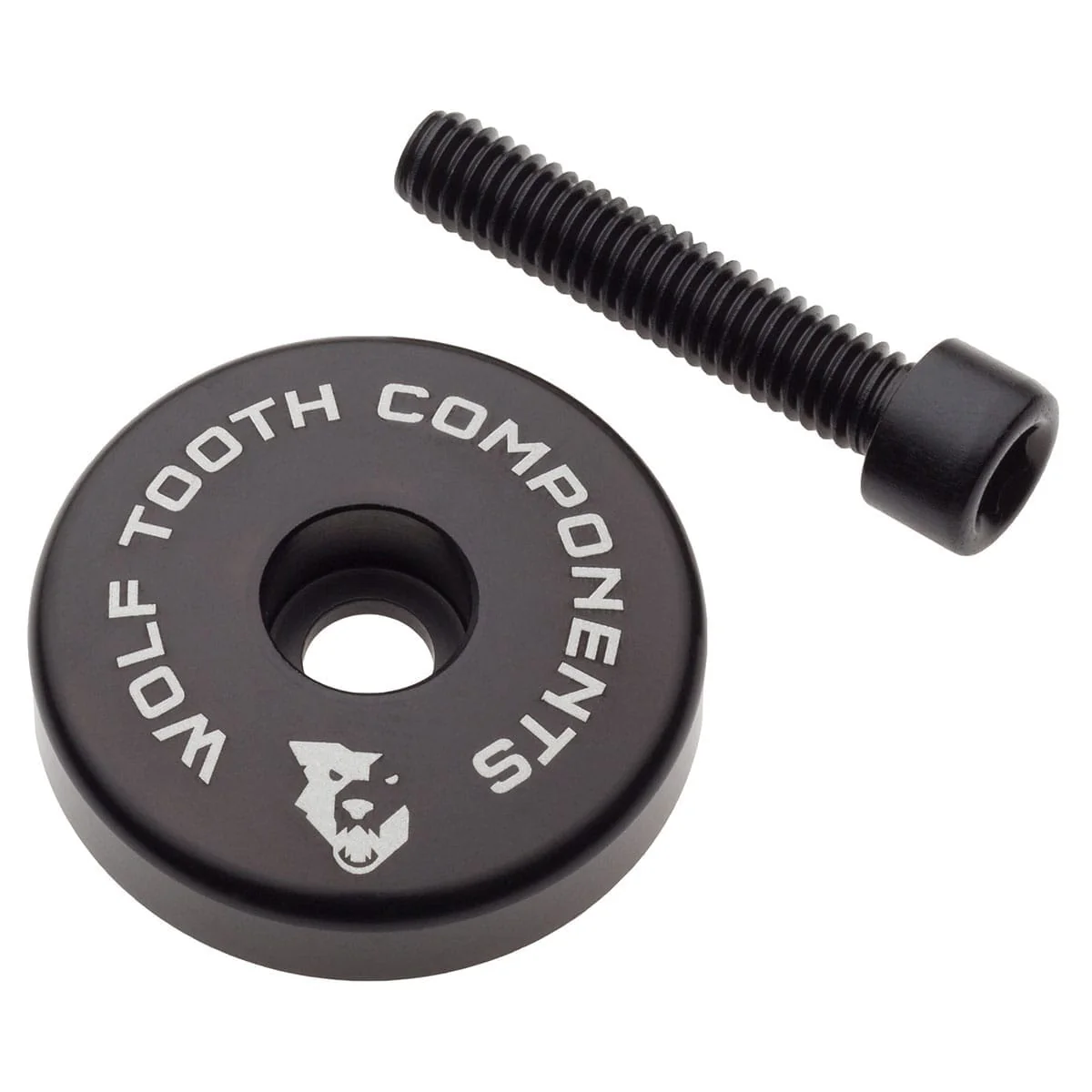 Bouchon de Potence WOLF TOOTH avec Entretoise de 5mm Intégré 1"1/8 Noir