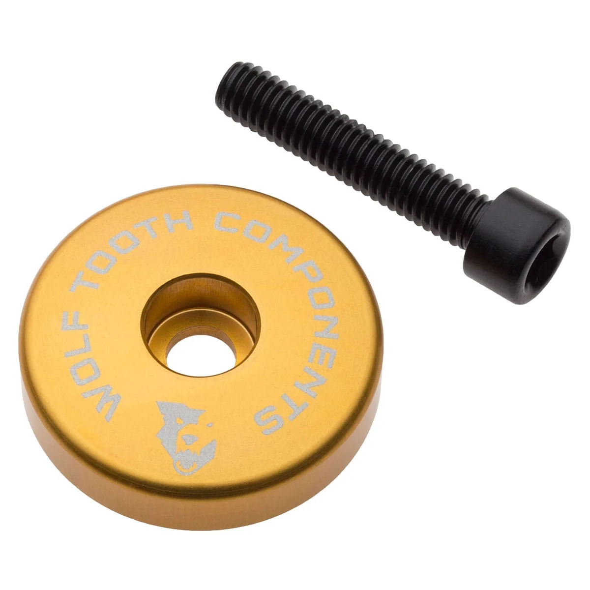 Bouchon de Potence WOLF TOOTH avec Entretoise de 5mm Intégré 1"1/8 Or