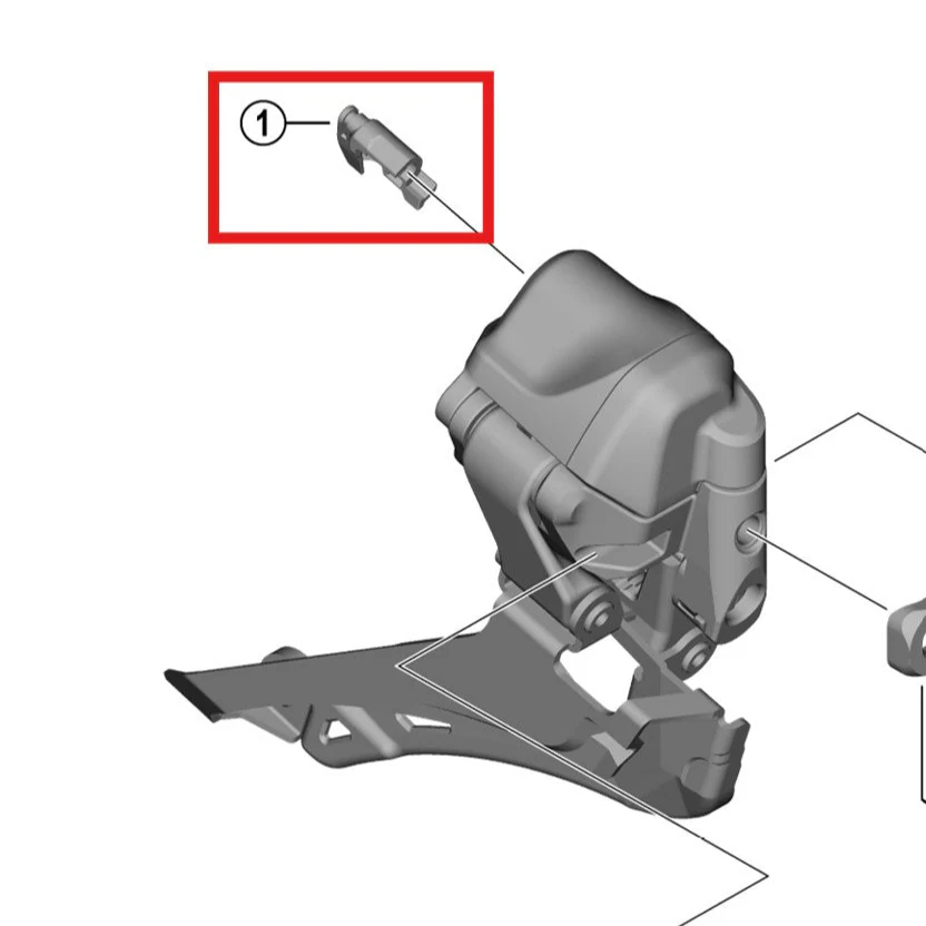Cache Port Dérailleur Avant SHIMANO FD-R9250/R8150