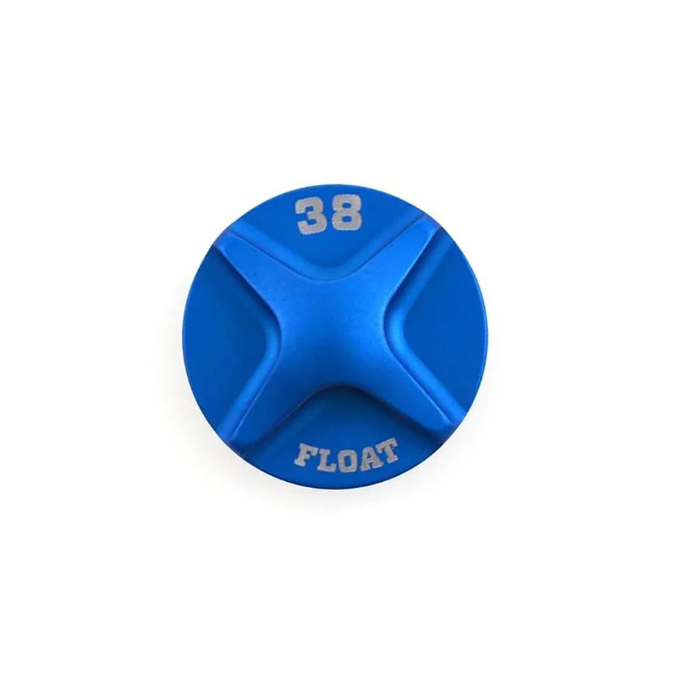 Capot de Valve FOX RACING SHOX pour Fourche FOX FLOAT 38 Bleu