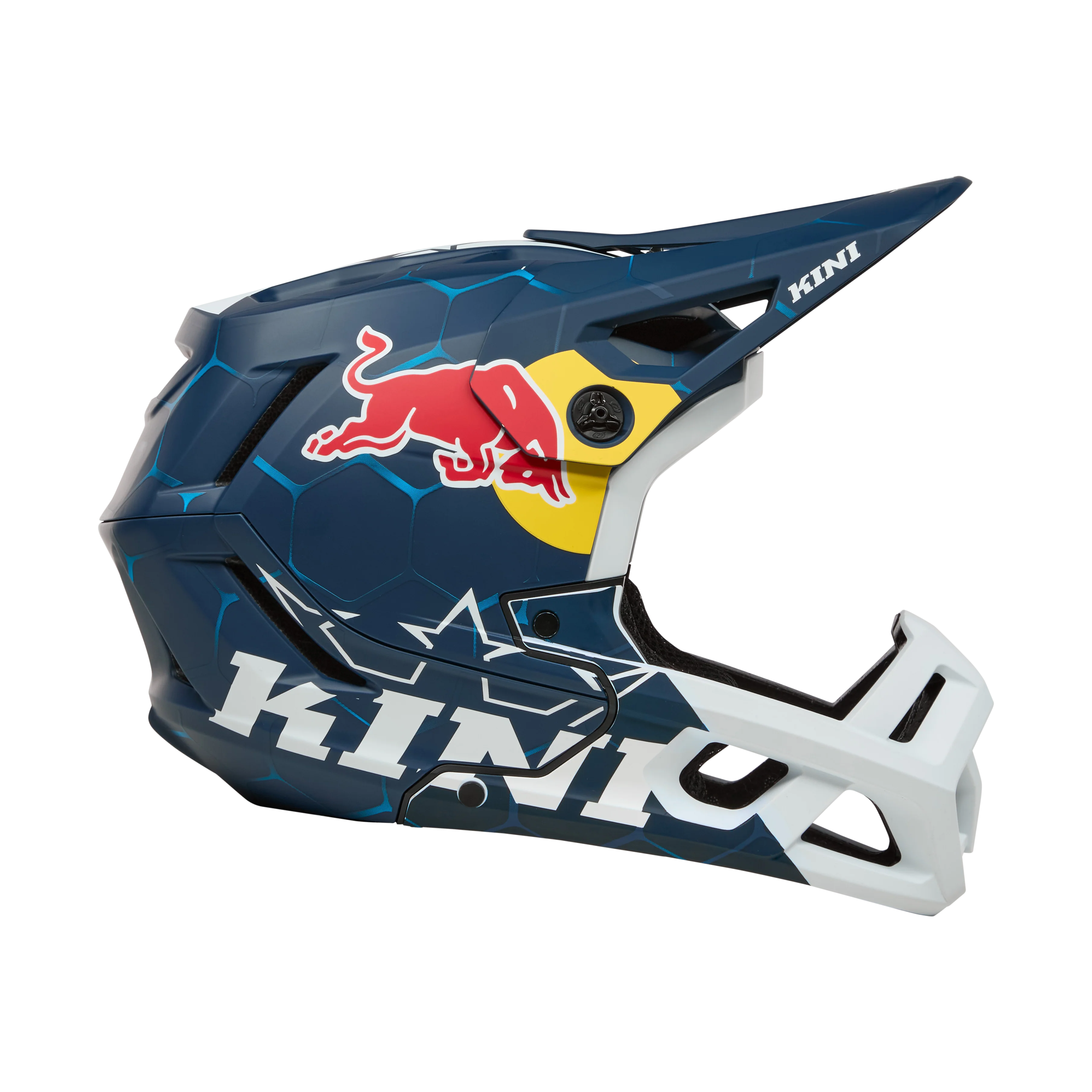Casque VTT O'NEAL EC KINI RED BULL 1.0 Blanc/Bleu - Image 5