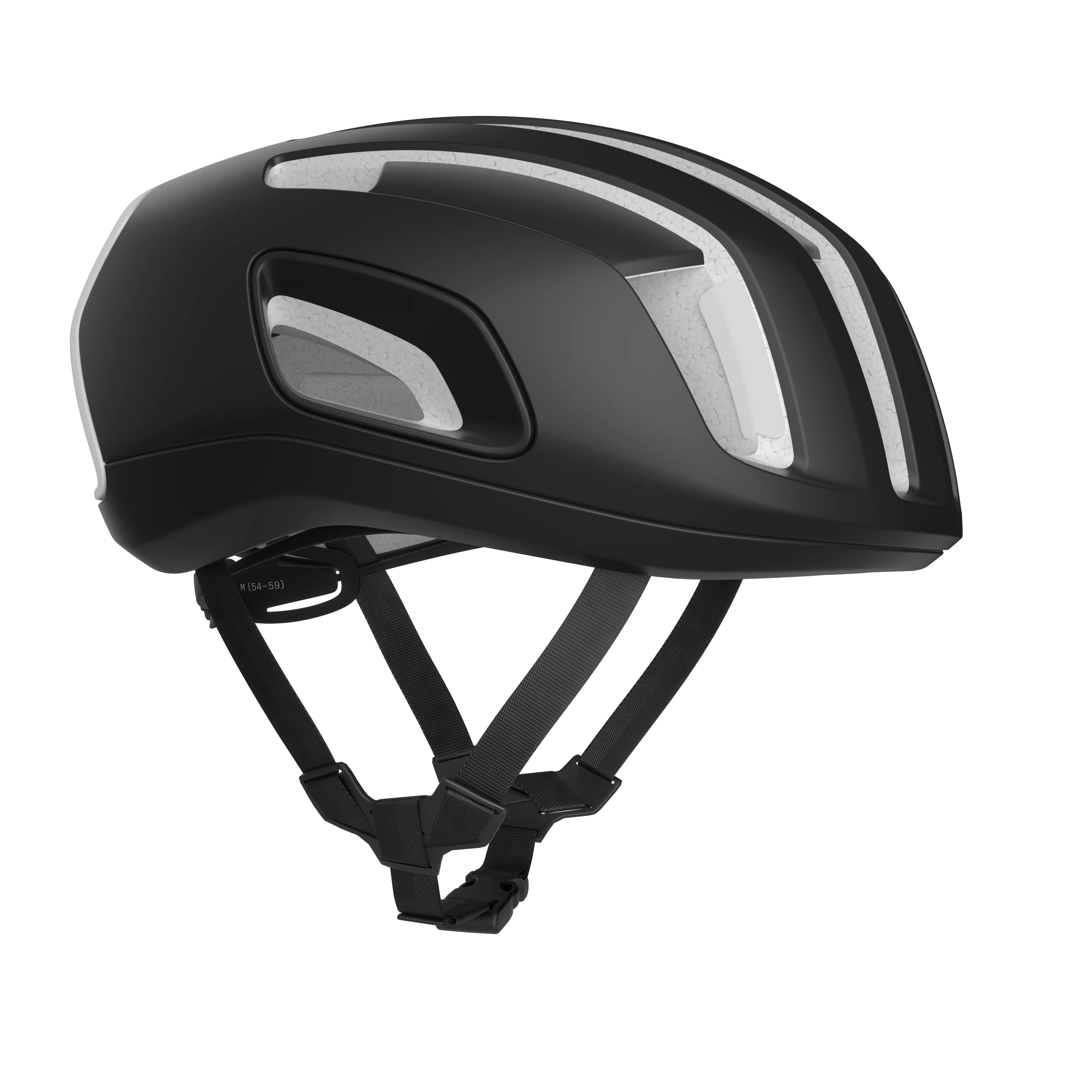 Casque Route POC CYTAL MIPS Noir Matt/Blanc Matt - Image 2