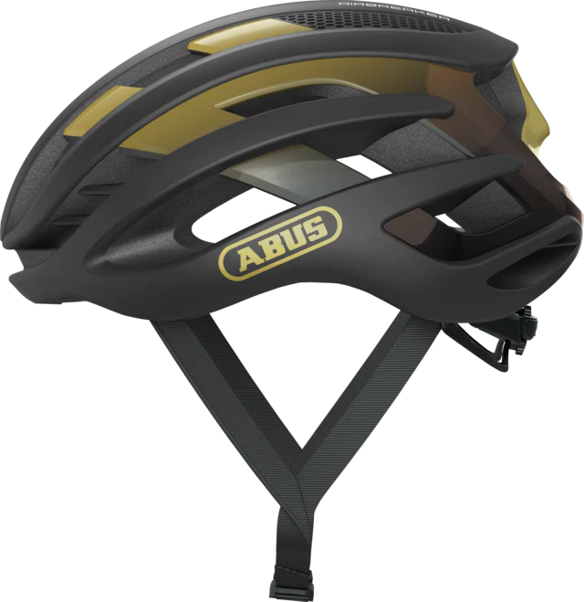 Casque Route ABUS AIRBREAKER Noir/Or