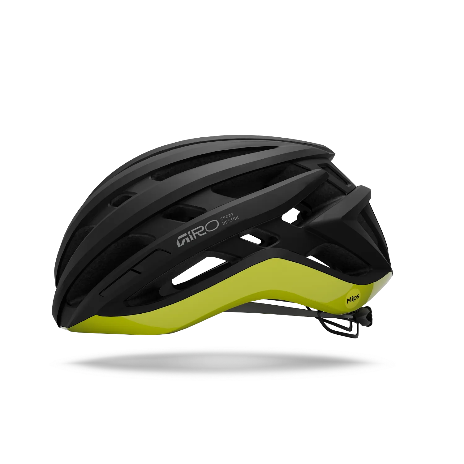 Casque Route GIRO AGILIS MIPS Noir/Jaune Hi Viz - Image 2