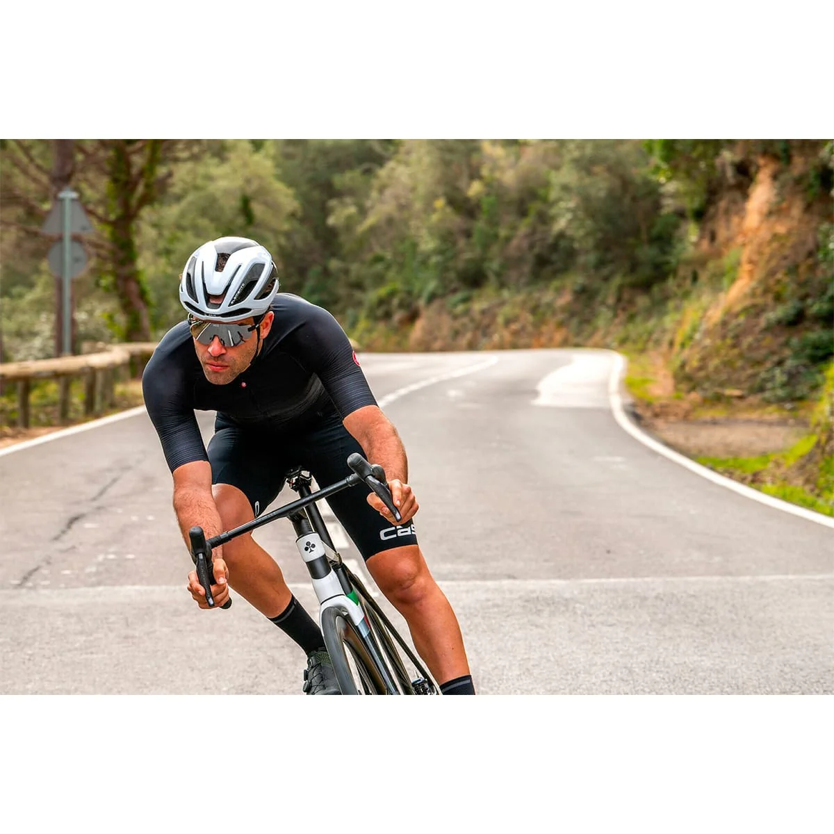 Casque Route KASK ELEMENTO Blanc - Image 8