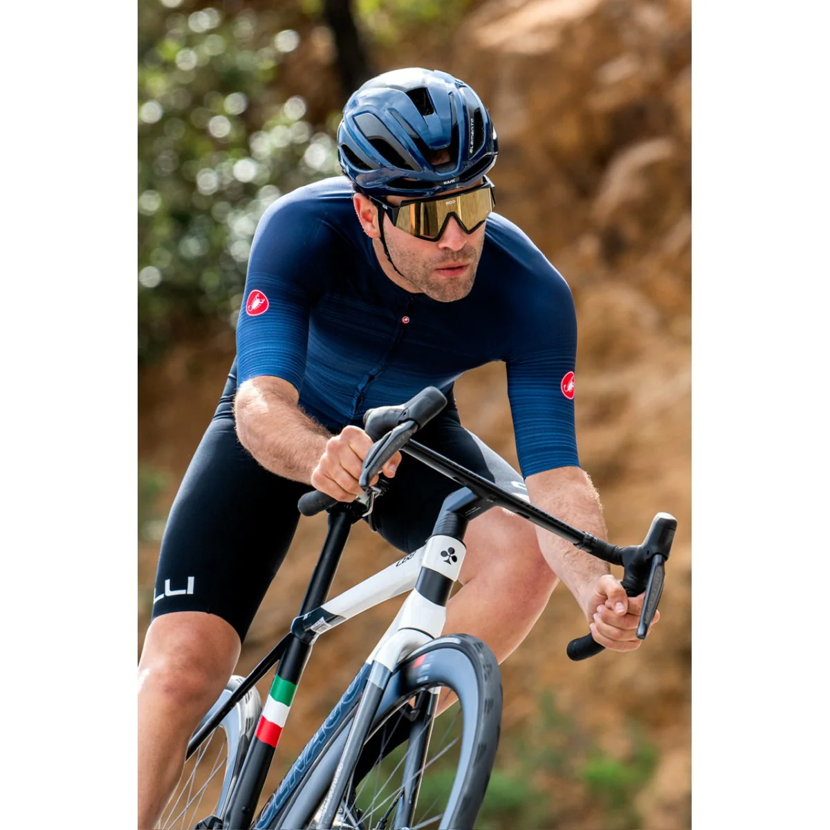 Casque Route KASK ELEMENTO Marine - Image 5