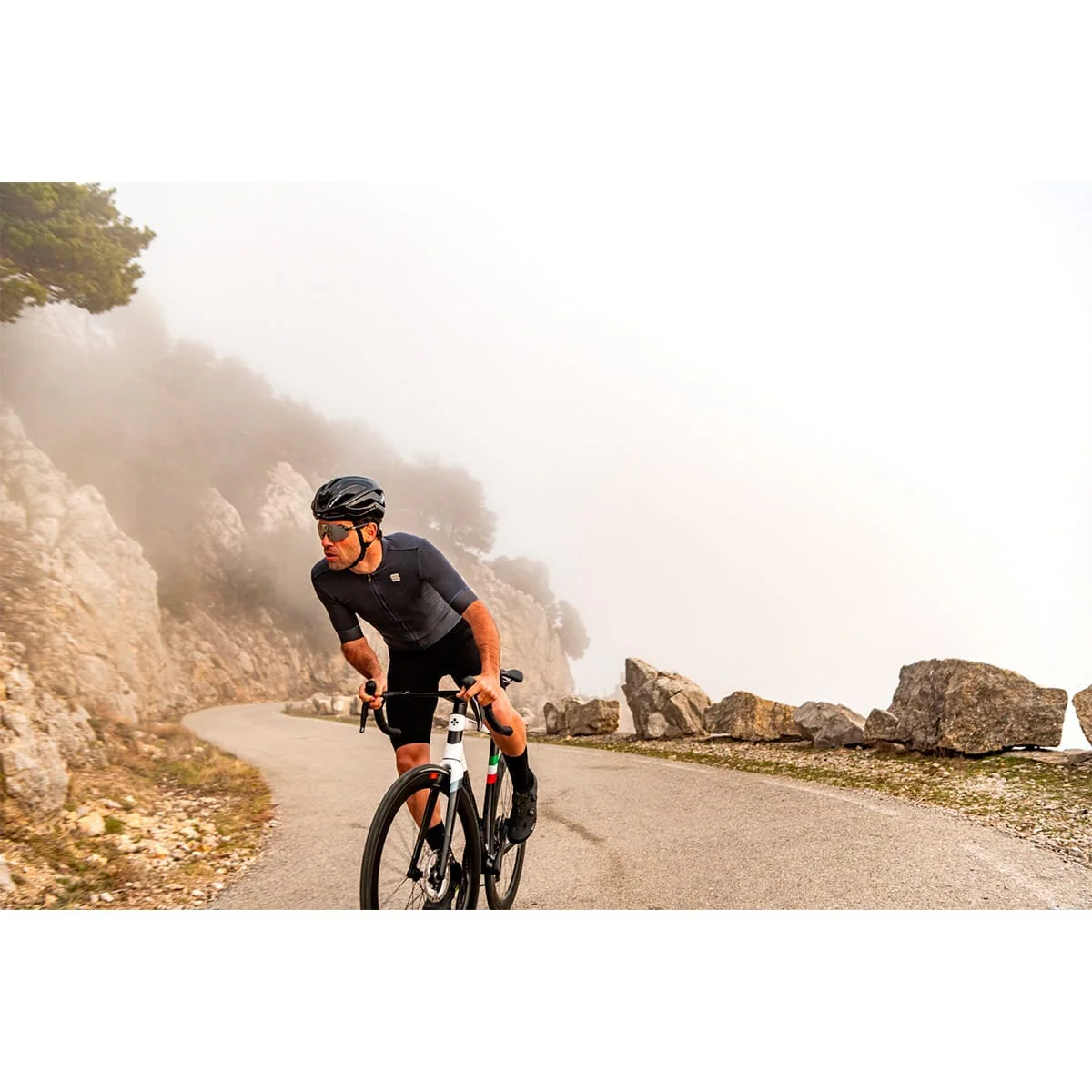 Casque Route KASK ELEMENTO Noir - Image 4