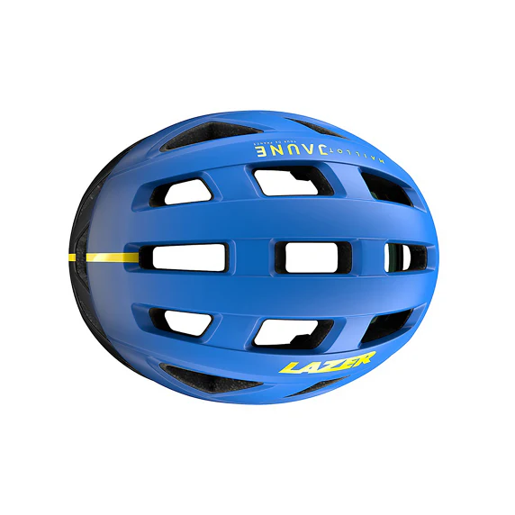 Casque Route LAZER TONIC KINETICORE Bleu/Jaune - Image 5