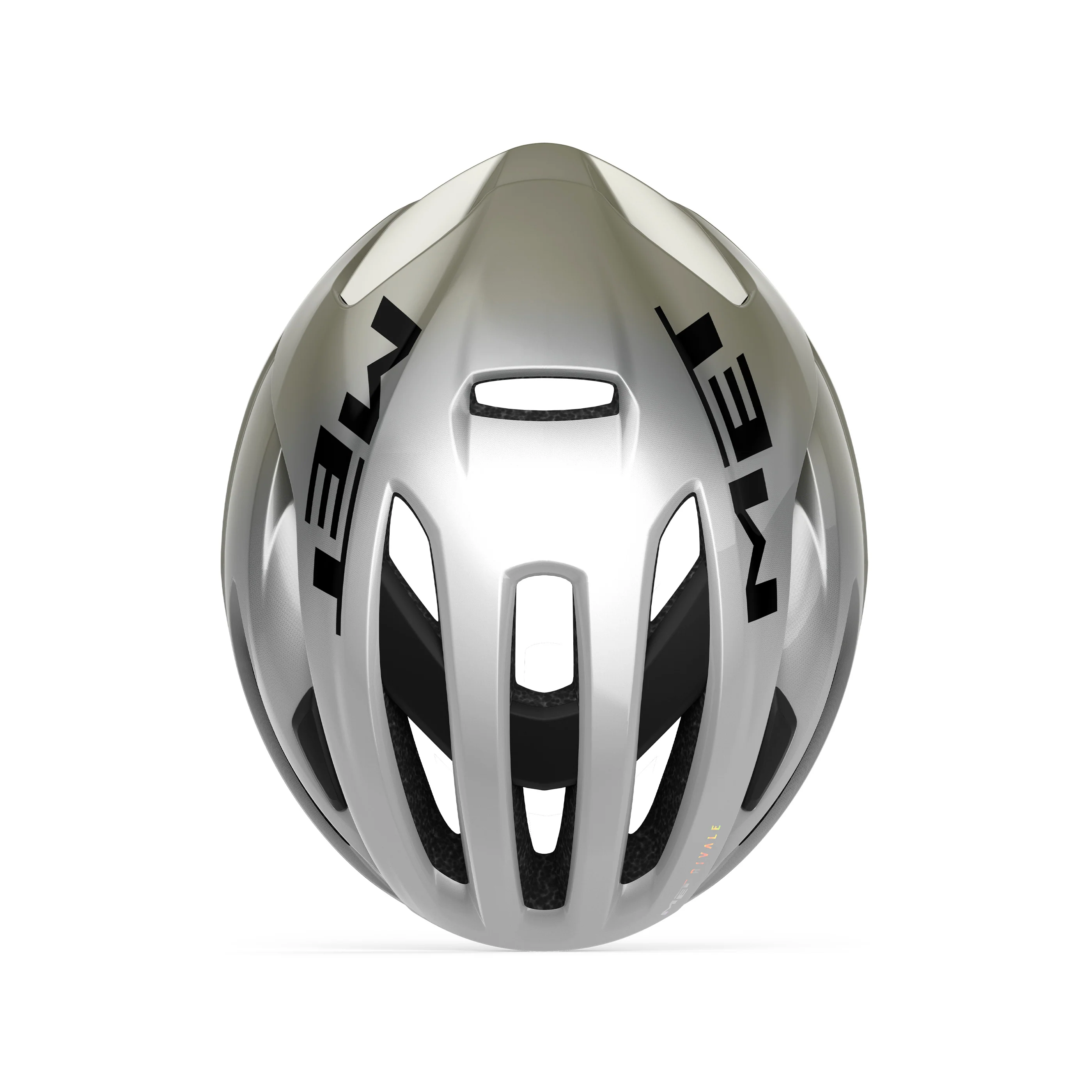 Casque Route MET RIVALE MIPS Gris Argent - Image 4