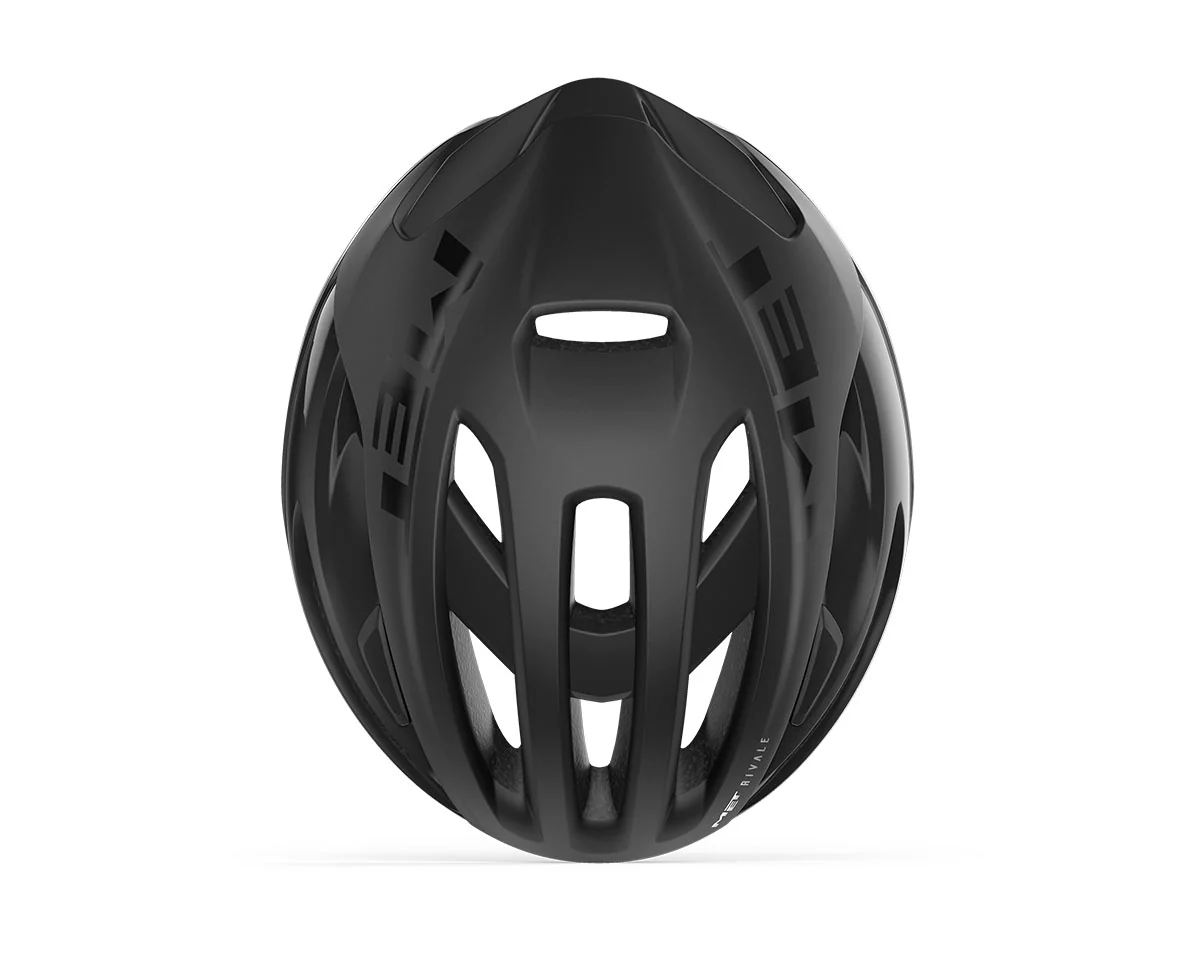 Casque Route MET RIVALE MIPS Noir Mat Glossy - Image 2