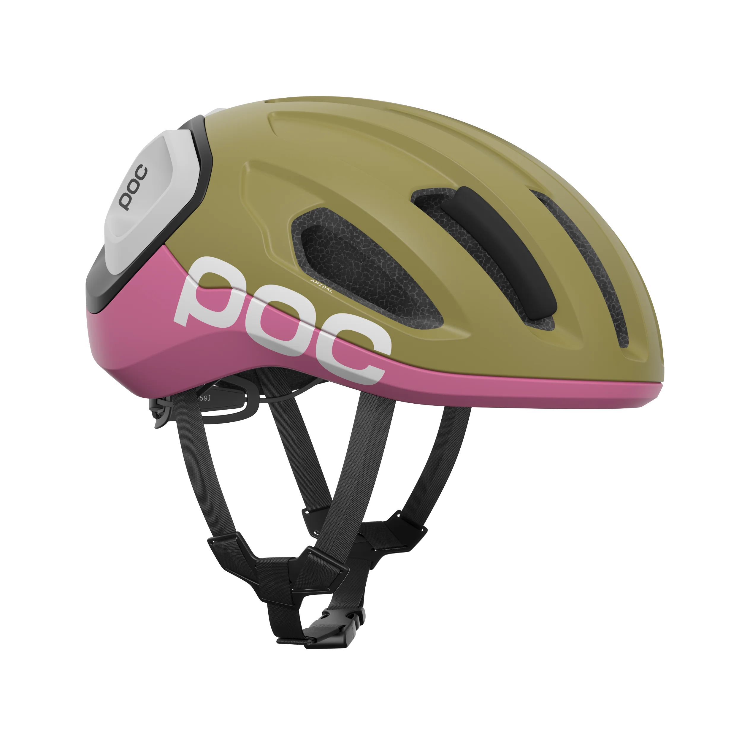 Casque Route POC AMIDAL MIPS Kaki/Rose Matt - Image 3
