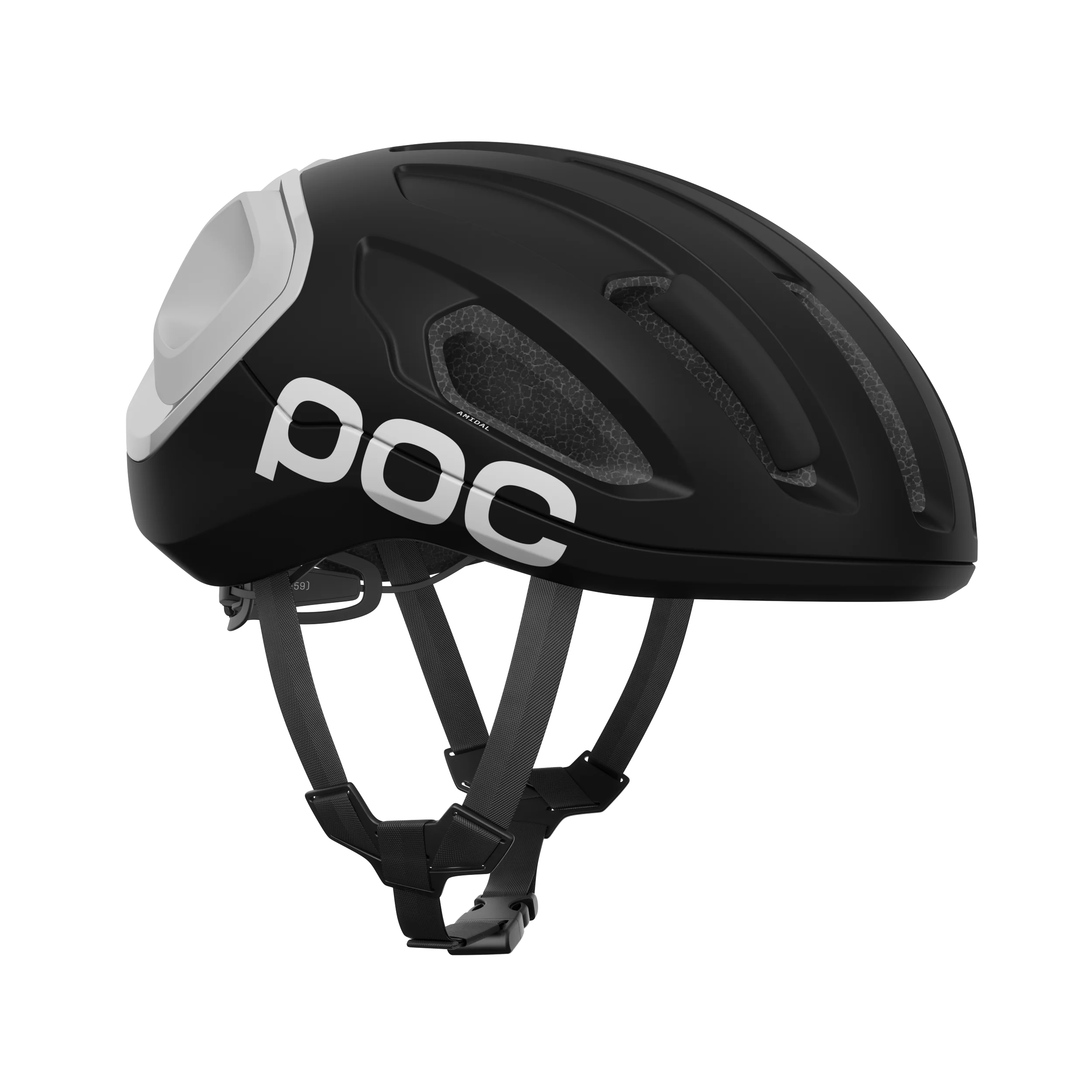Casque Route POC AMIDAL MIPS Noir Matt/Blanc - Image 3