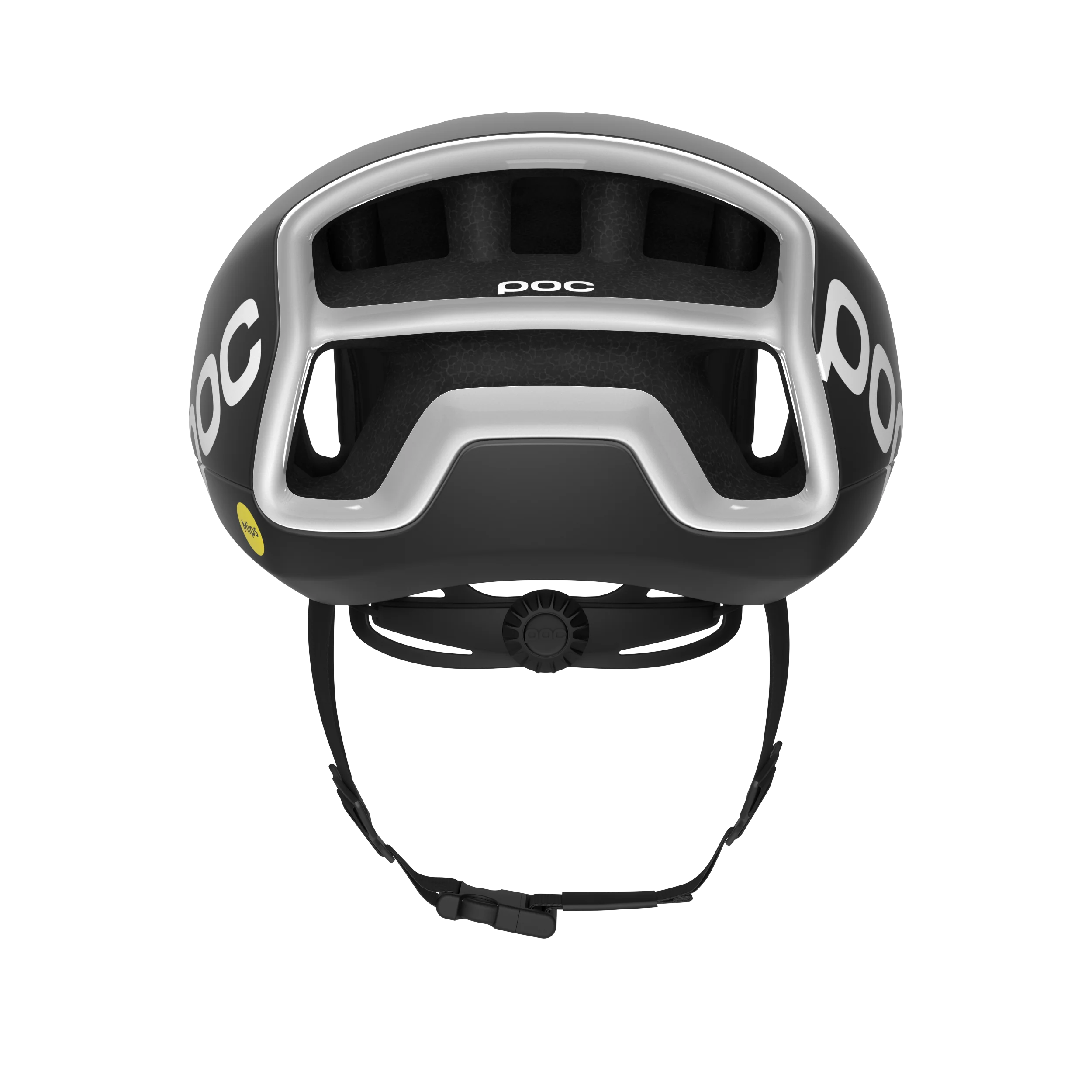 Casque Route POC CYTAL MIPS Noir/Blanc Matt Logo - Image 4