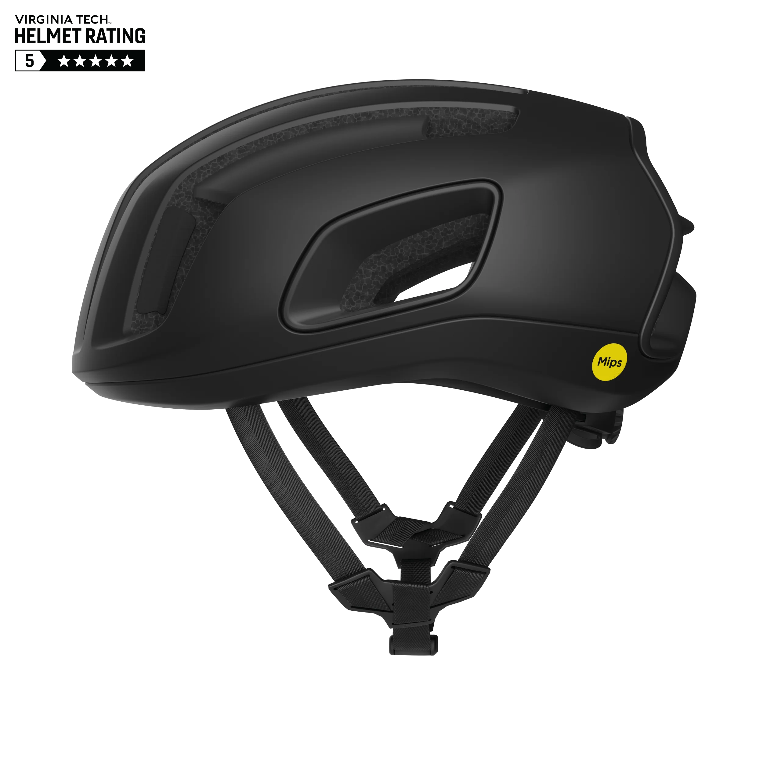 Casque Route POC CYTAL MIPS Noir Matt
