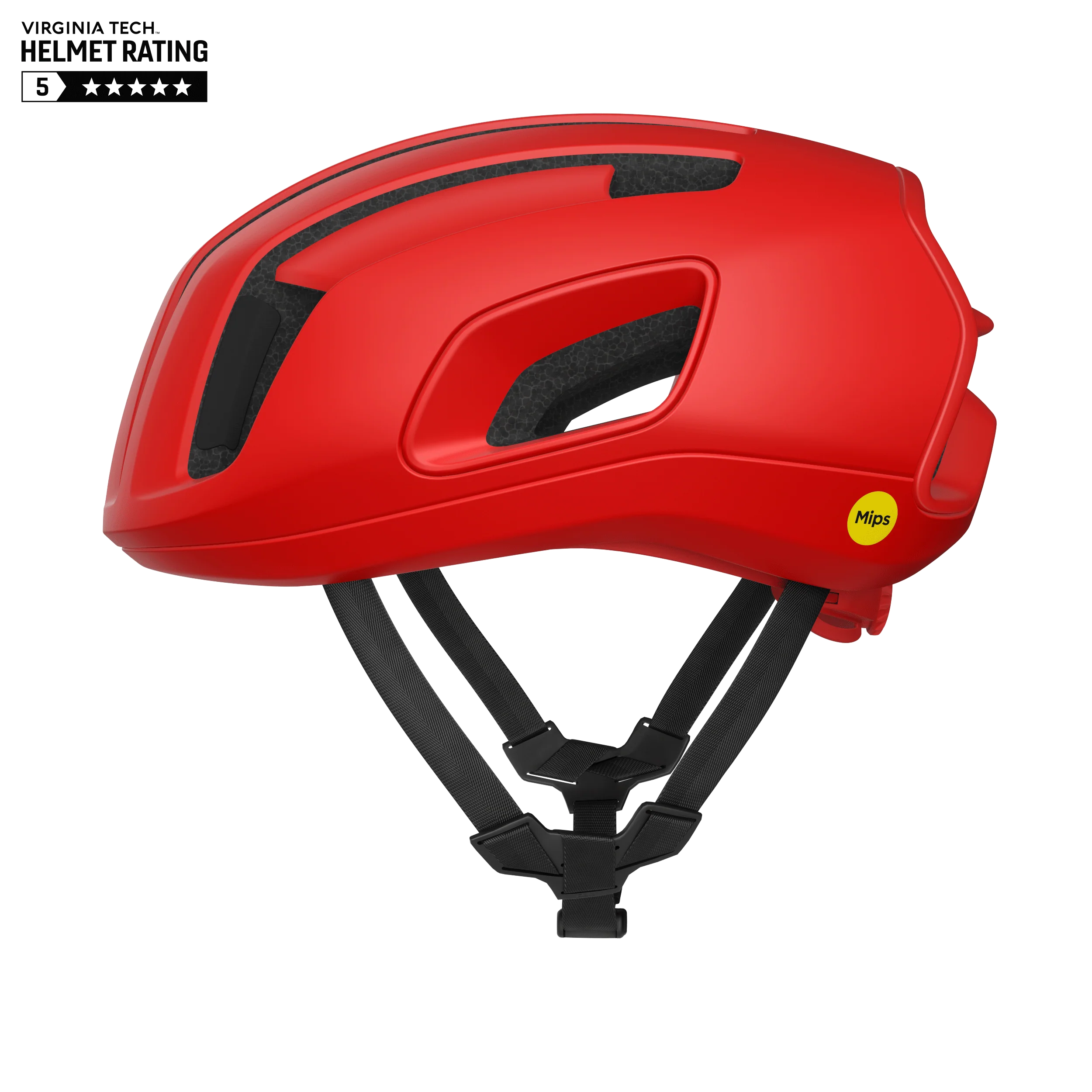 Casque Route POC CYTAL MIPS Rouge Matt