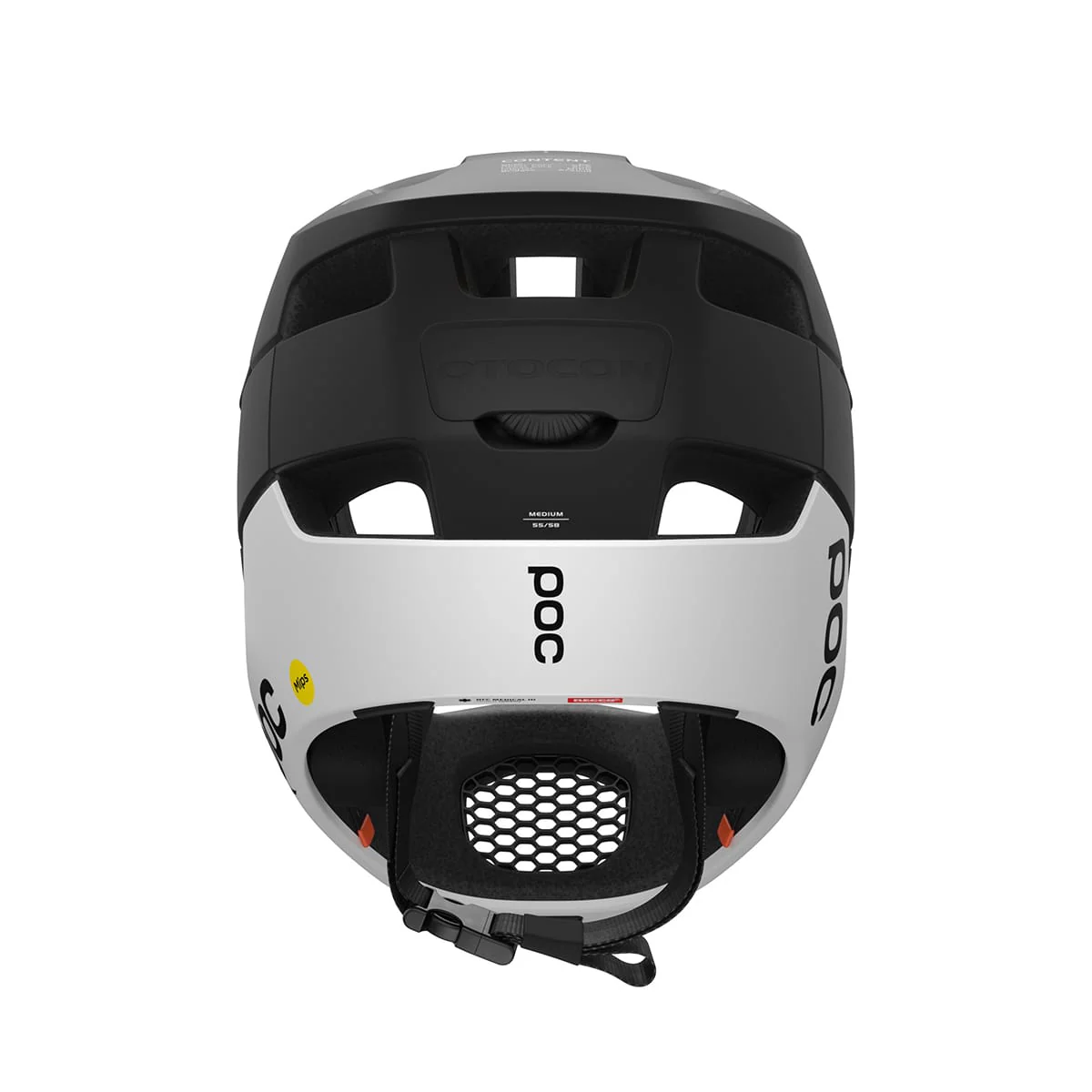 Casque VTT POC OTOCON RACE MIPS Noir/Blanc Matt - Image 3
