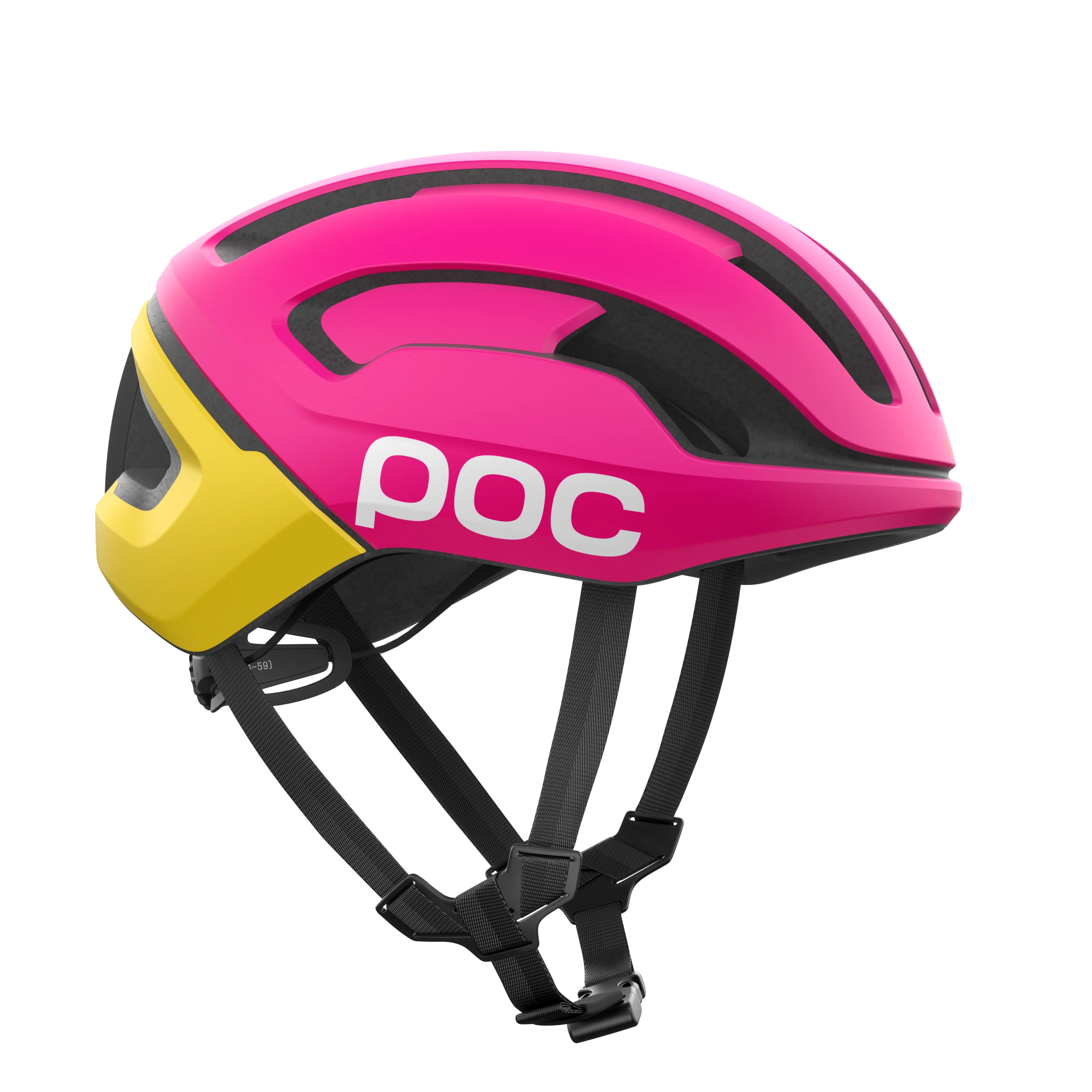 Casque Route POC OMNE AIR MIPS Logo Rose/Jaune - Image 4